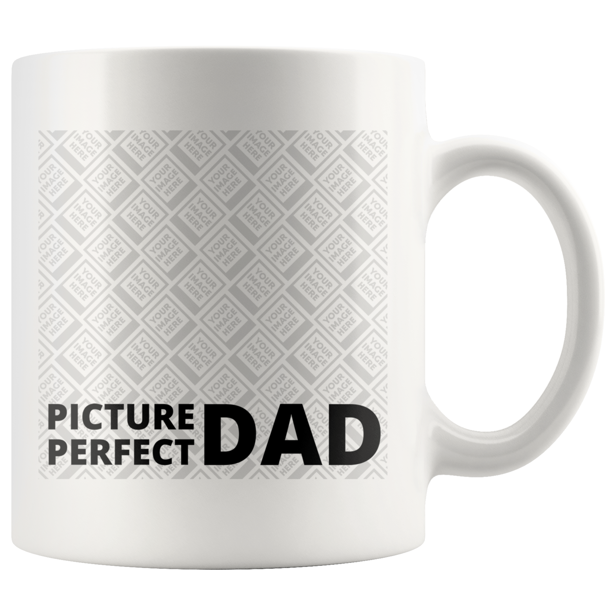 Picture Perfect Dad Modern Classic Personalized Mug