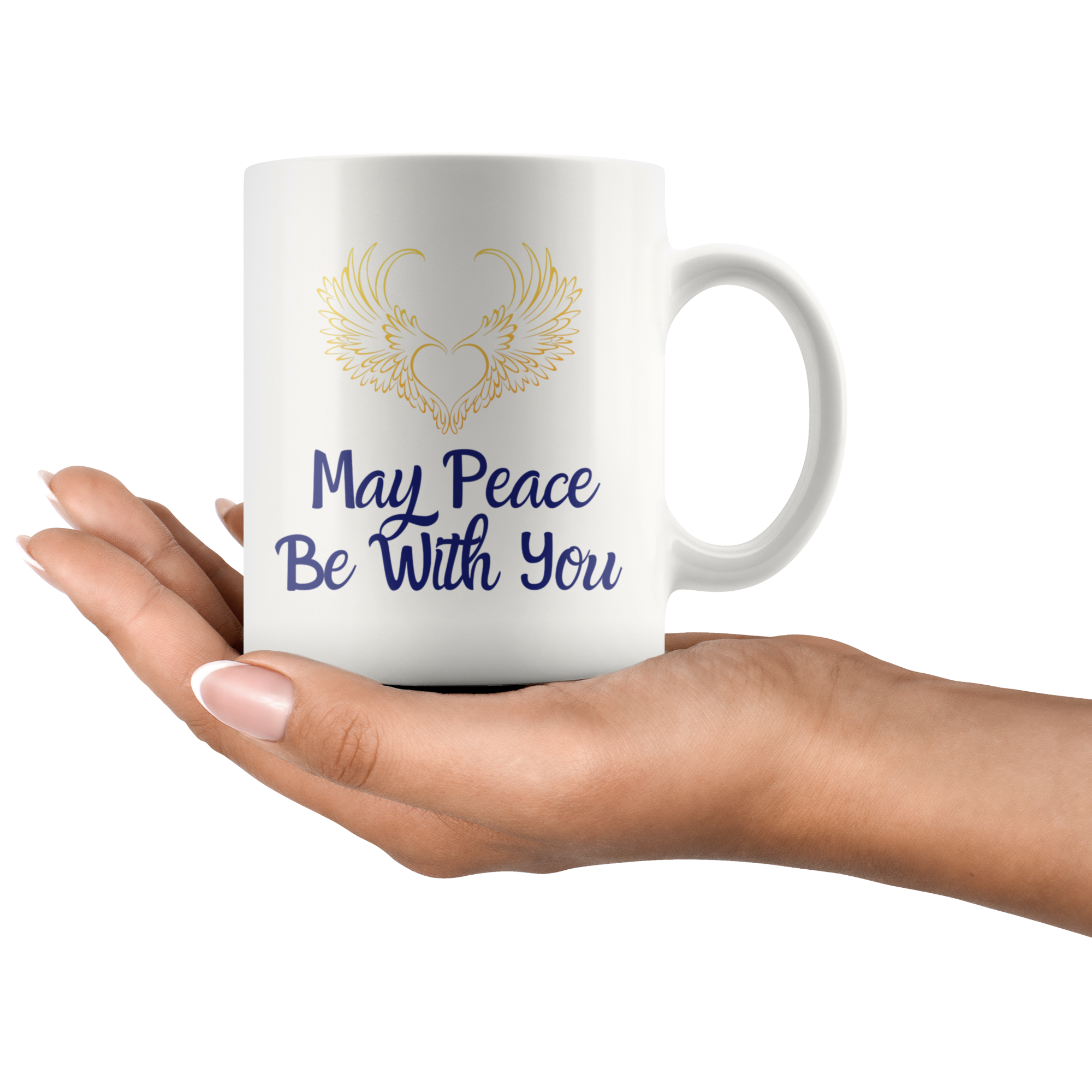 May Peace Be With You Wings Mug Set