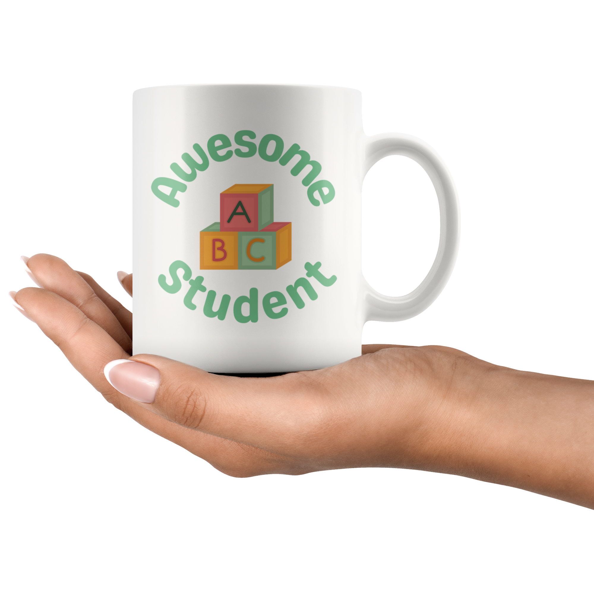 Awesome student and Teacher Daddy & Me Mug Set