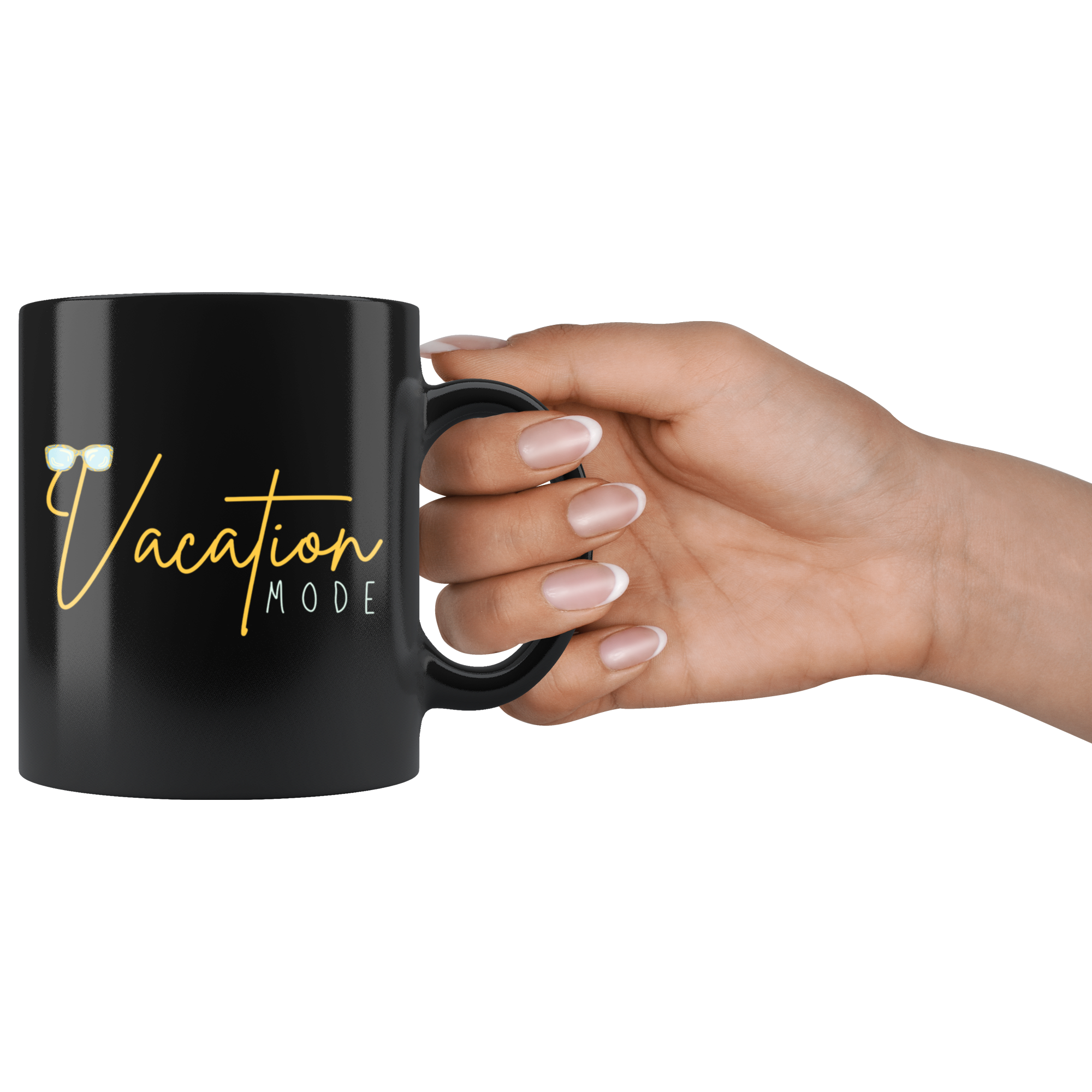 Vacation Mode Cute Sunglasses Matching Mug Set