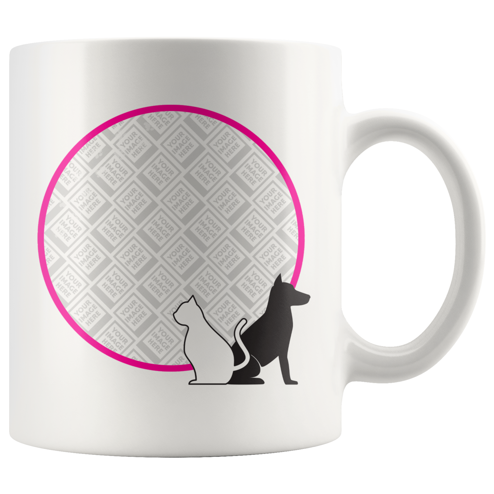 My Cat and Dog Personalized Mug