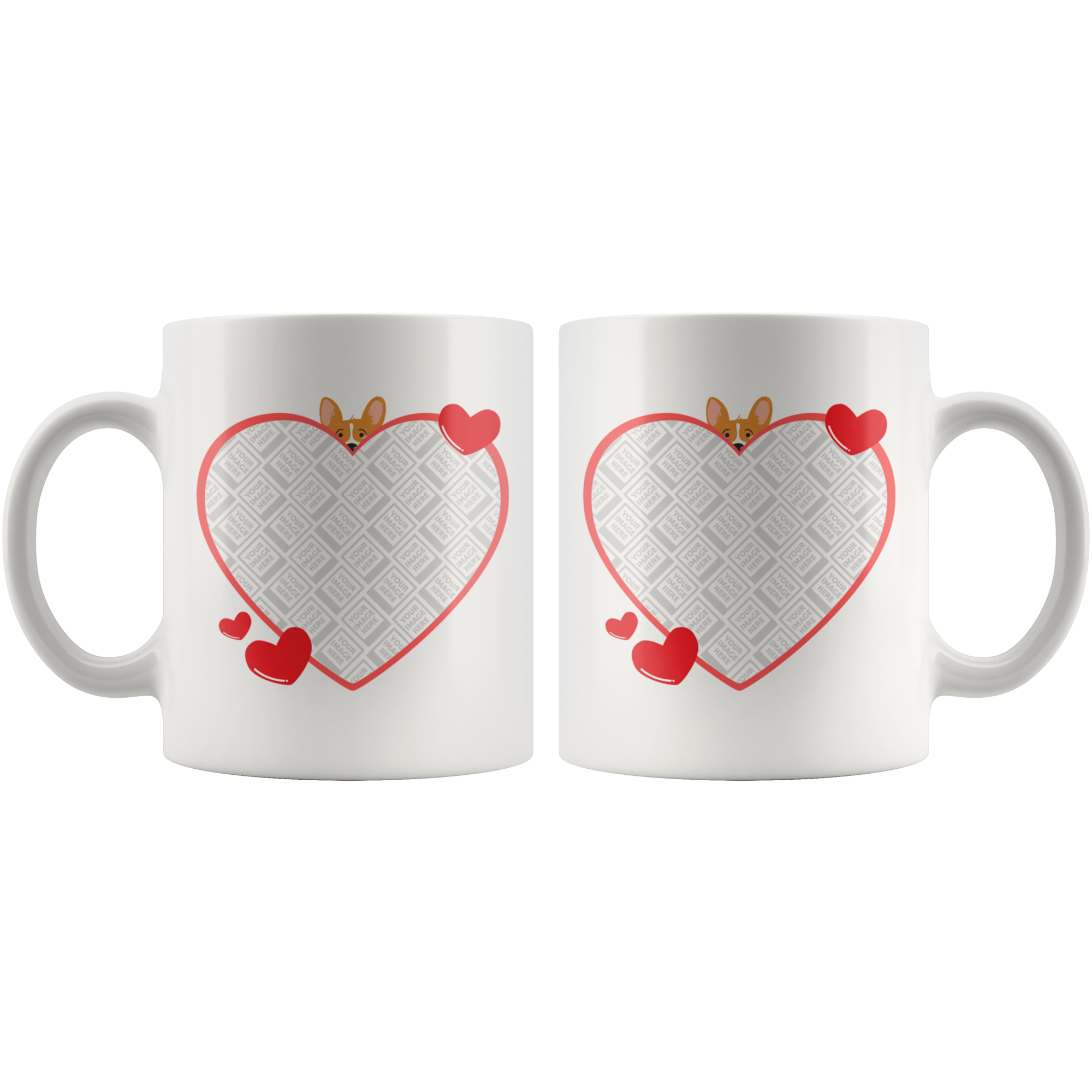 Corgi Dog is Love Personalized Mug