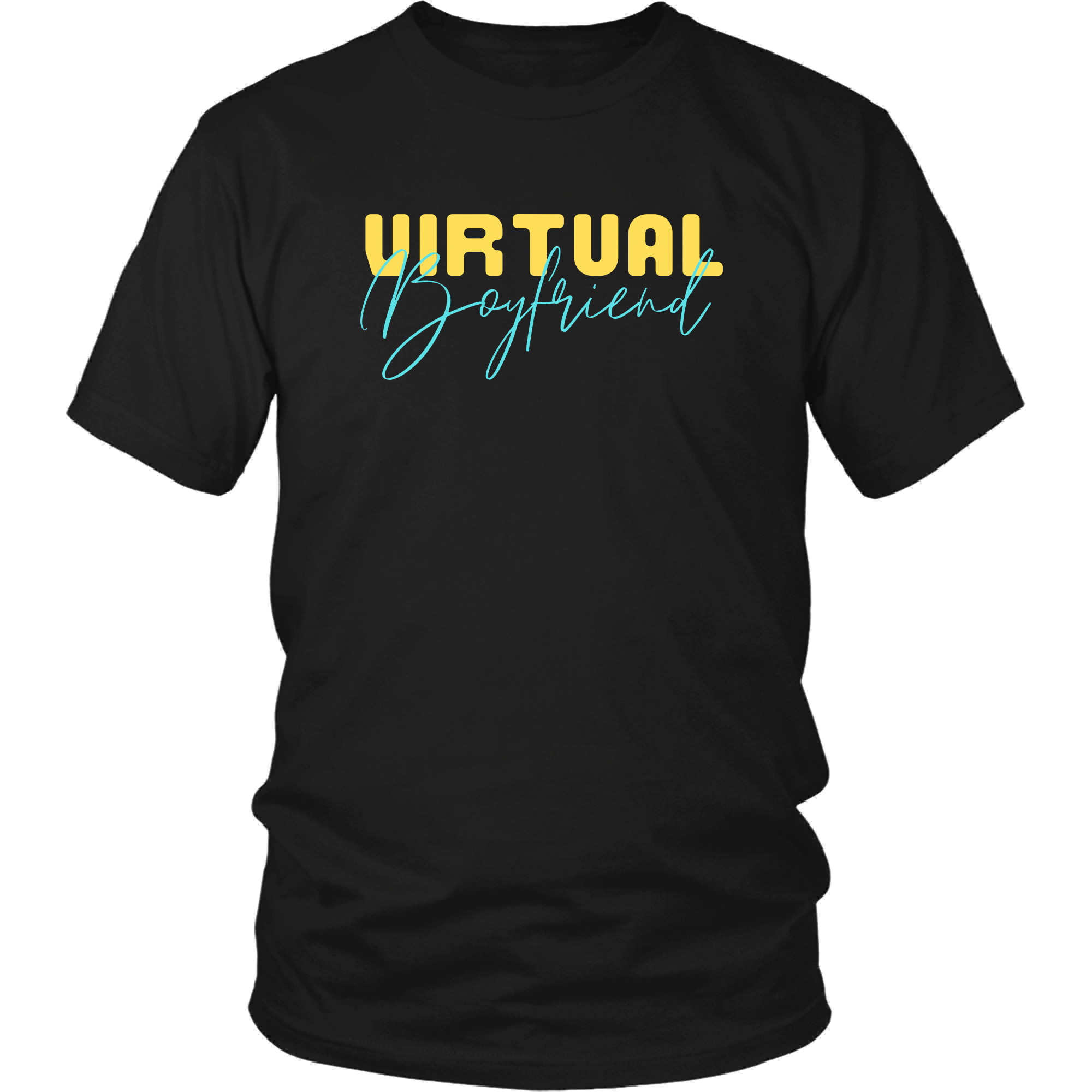 Virtual Boyfriend Virtual Girlfriend Long Distance Couple Shirt