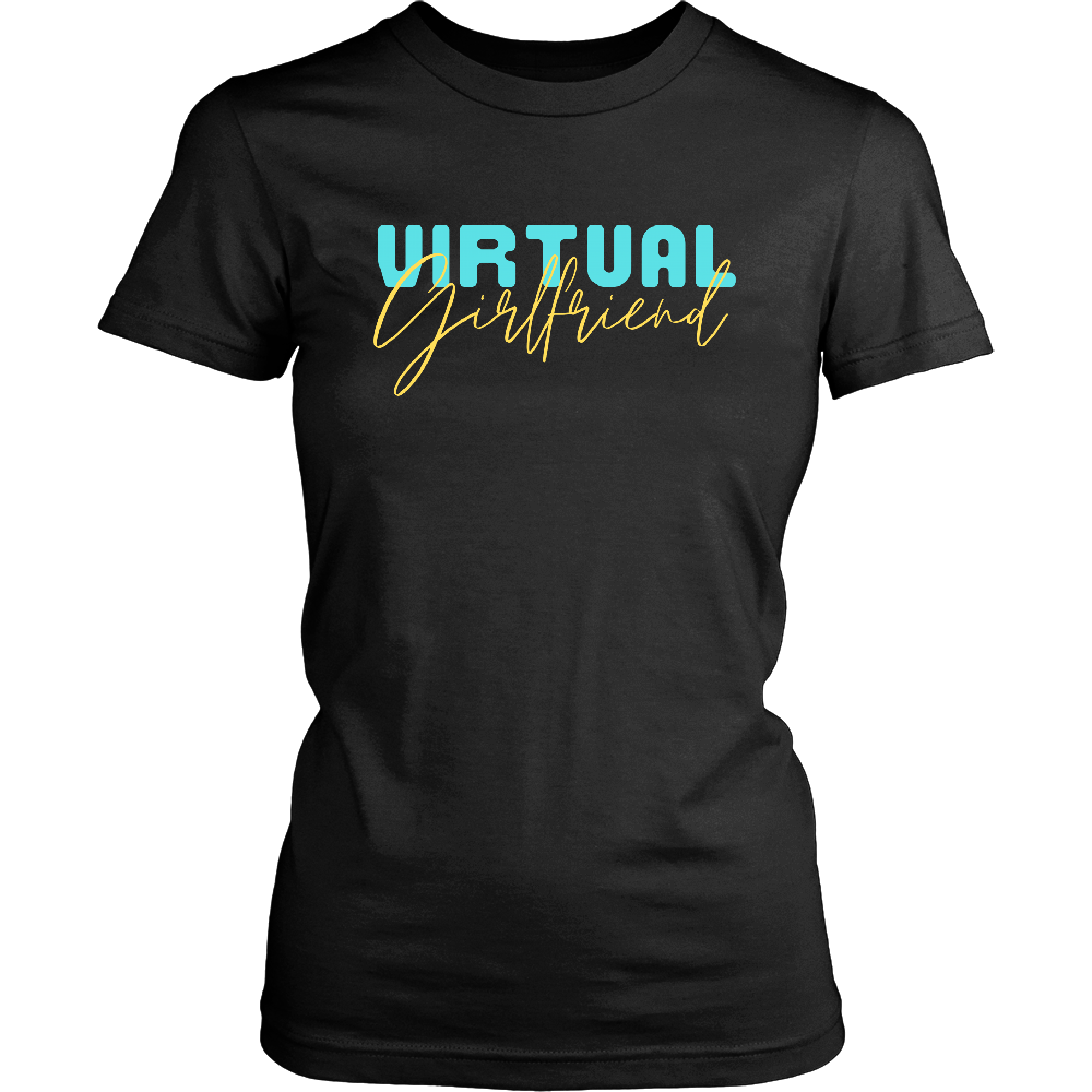 Virtual Boyfriend Virtual Girlfriend Long Distance Couple Shirt