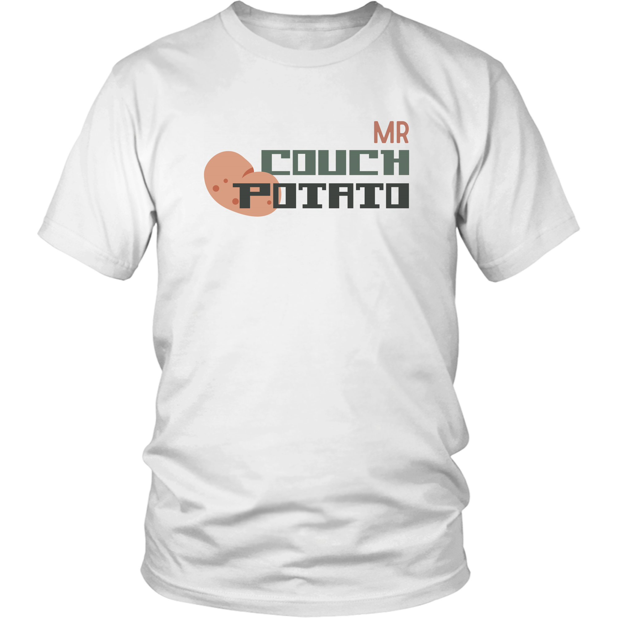 Mr & Ms Couch Potato Couples Shirt Set