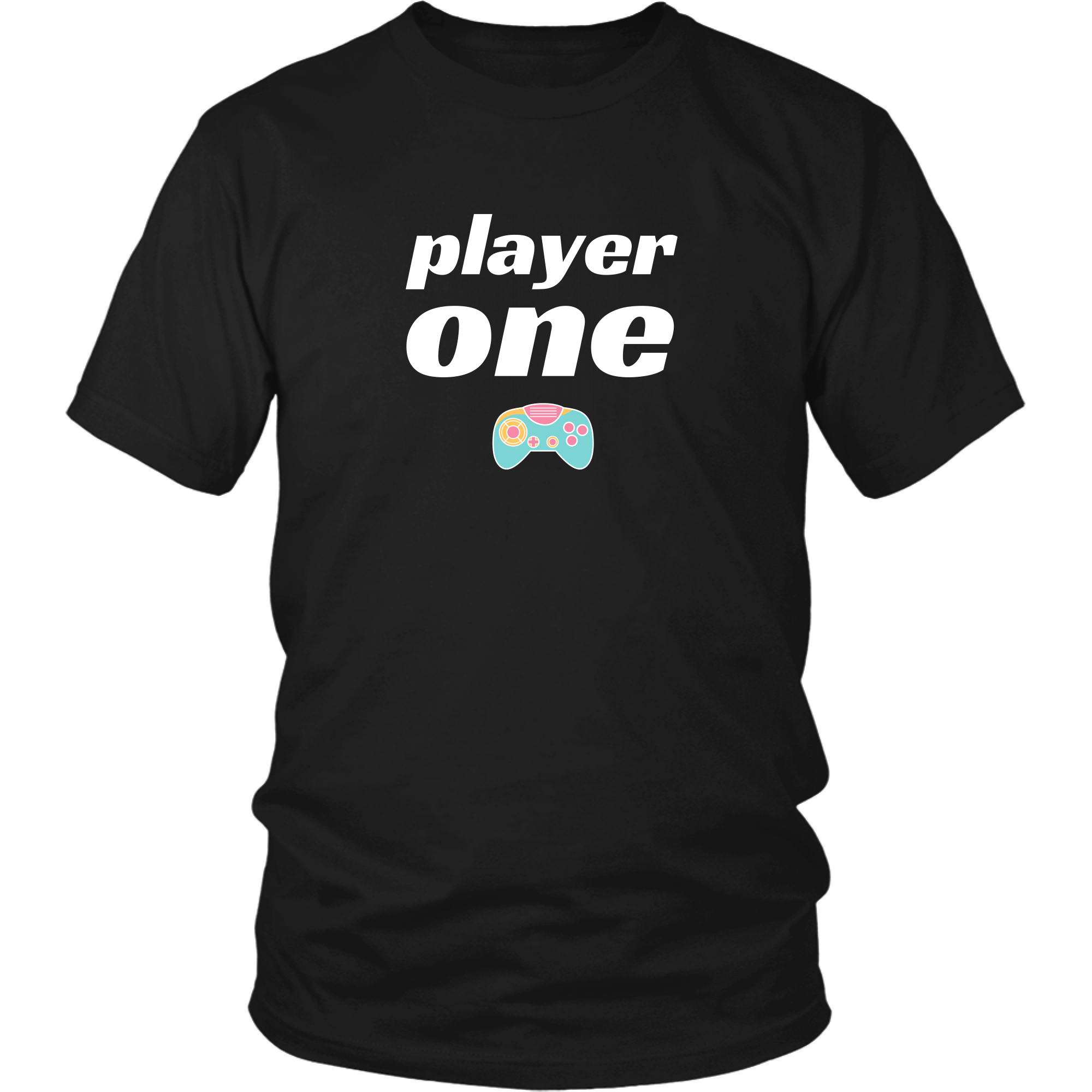 Player One Player Two Gamer Couple T-Shirt Set Combo