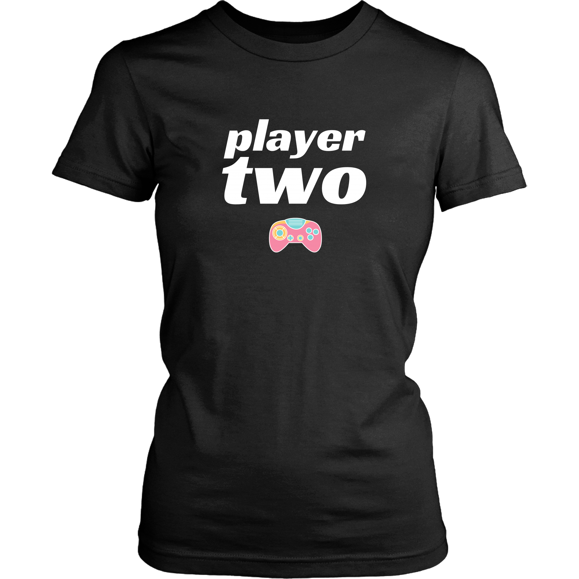 Player One Player Two Gamer Couple T-Shirt Set Combo