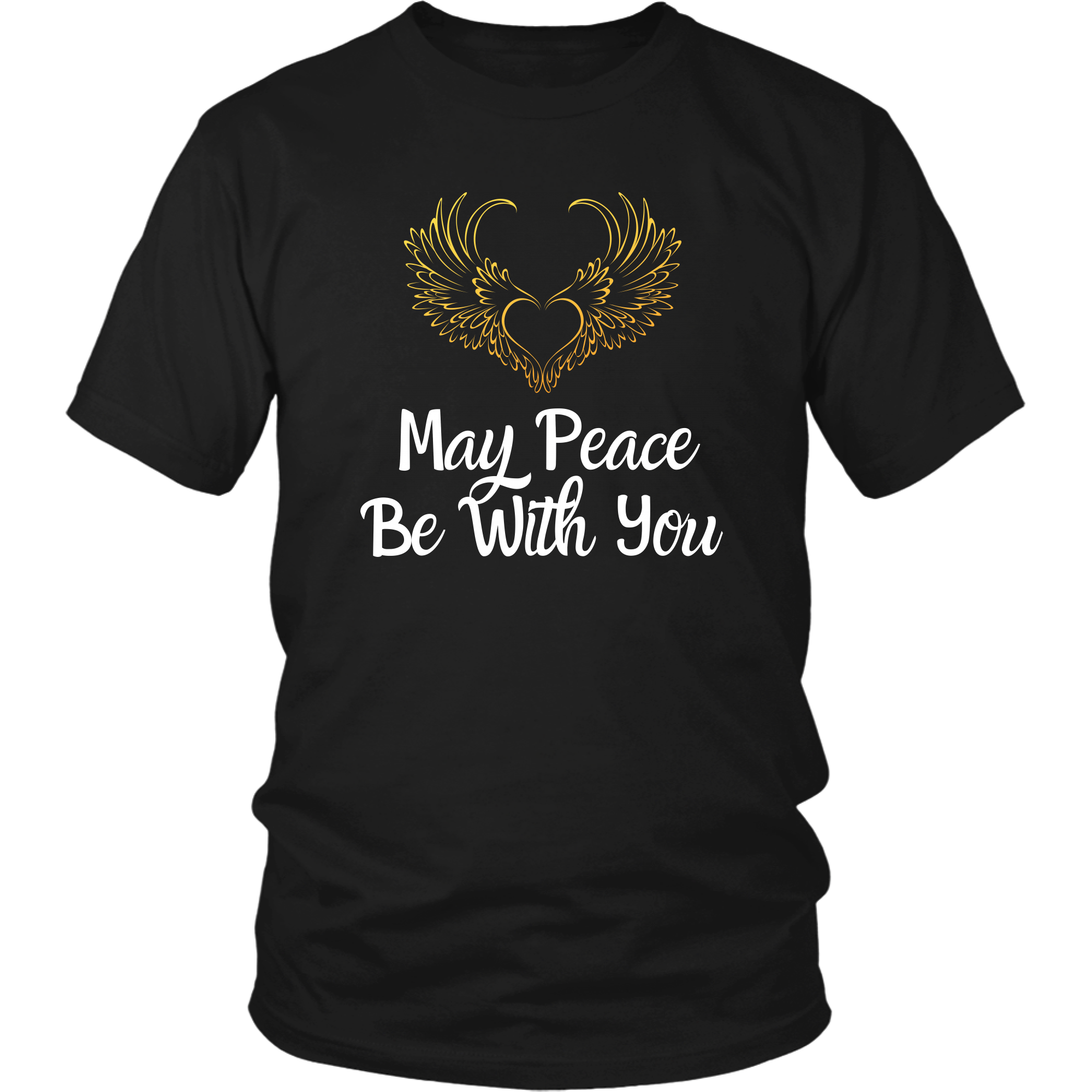 May Peace Be With You Golden Wings T-Shirt Set