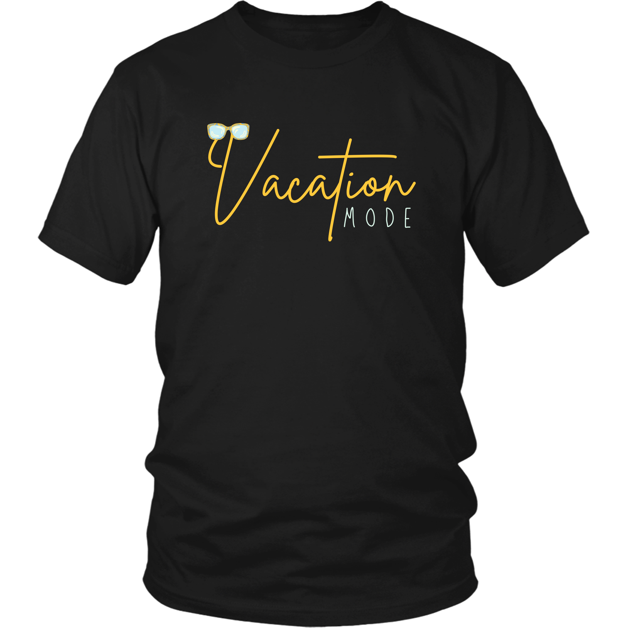 Vacation Mode Cute Sunglasses Matching T-Shirt Set