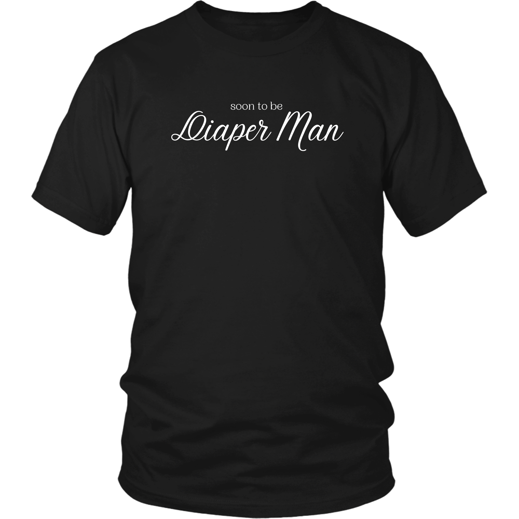 Soon To Be Diaper Man and Vomit Catcher Funny Couples T-Shirt Set