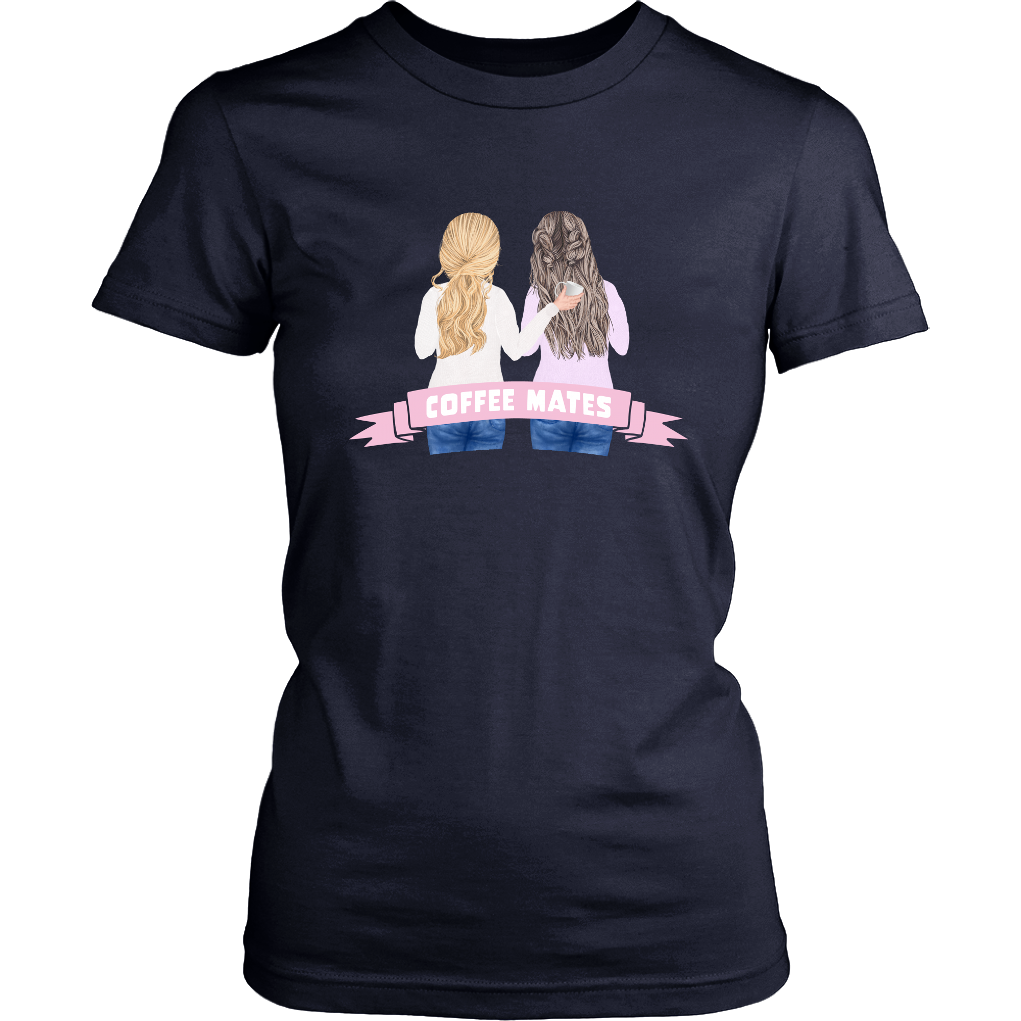 Coffee Mates Beautiful Watercolor T-Shirt Set