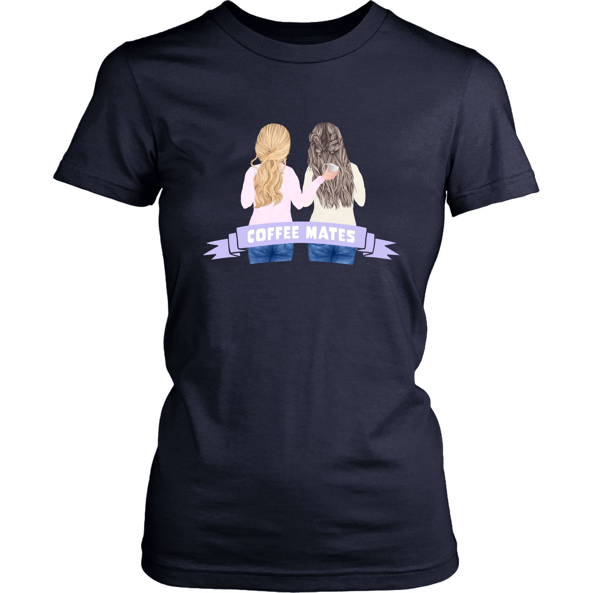 Coffee Mates Beautiful Watercolor T-Shirt Set