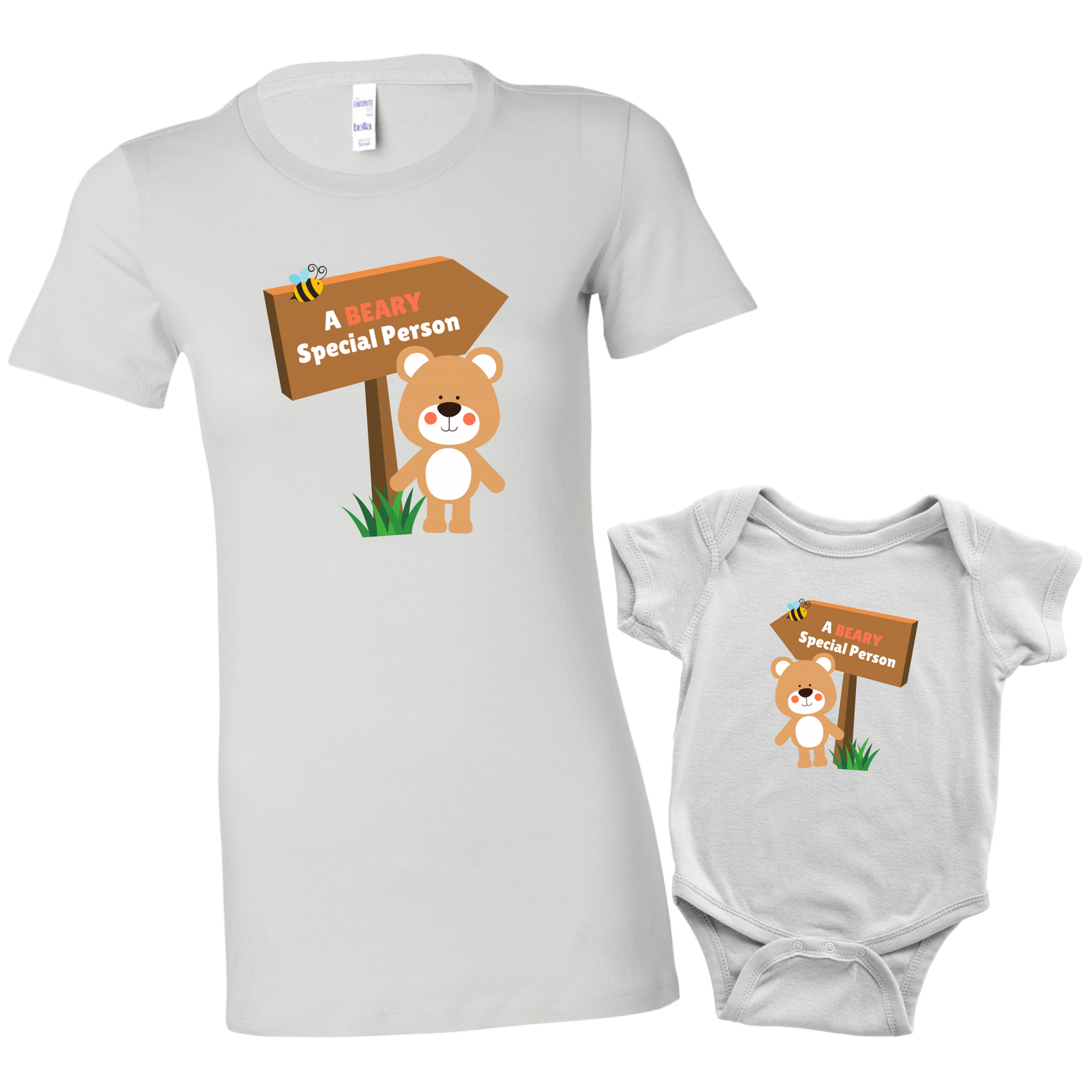A Beary Special Person Mom & Baby Set
