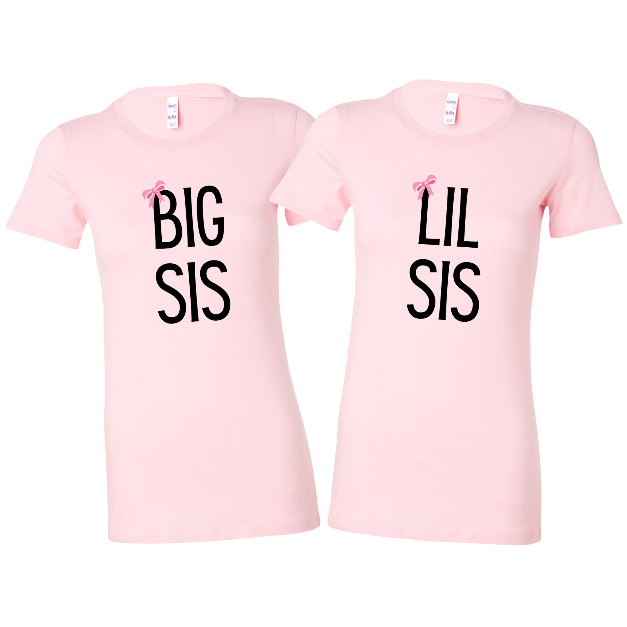 Big Sis Lil Sis Sister Shirt Set