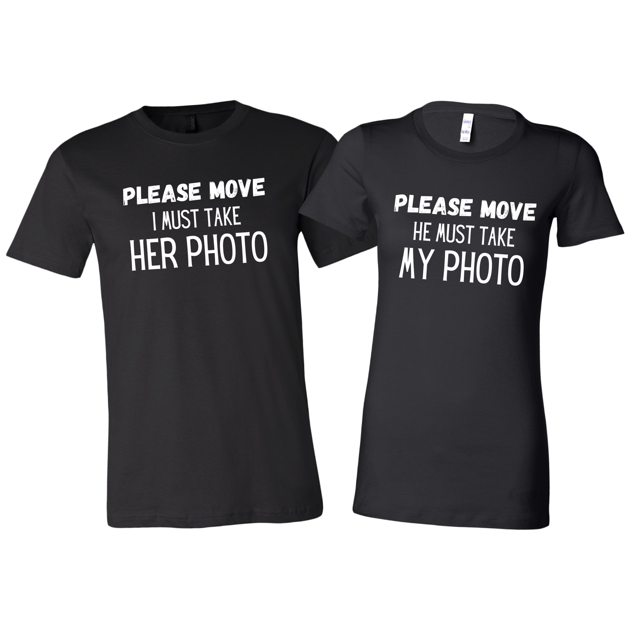 Photo Selfie Taking Couple Funny Couple Shirt Set