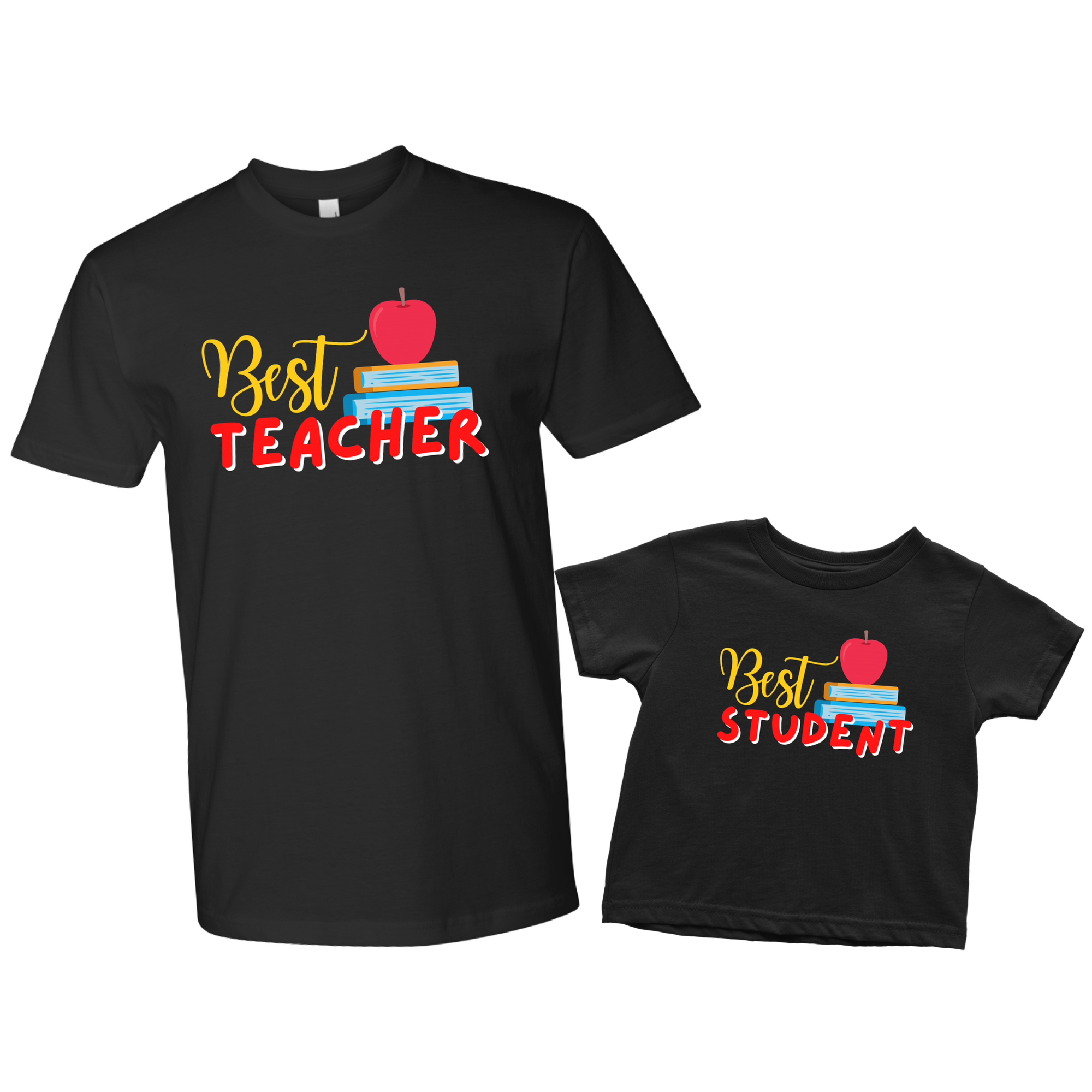 Best Student and Teacher Daddy & Me Shirt Set