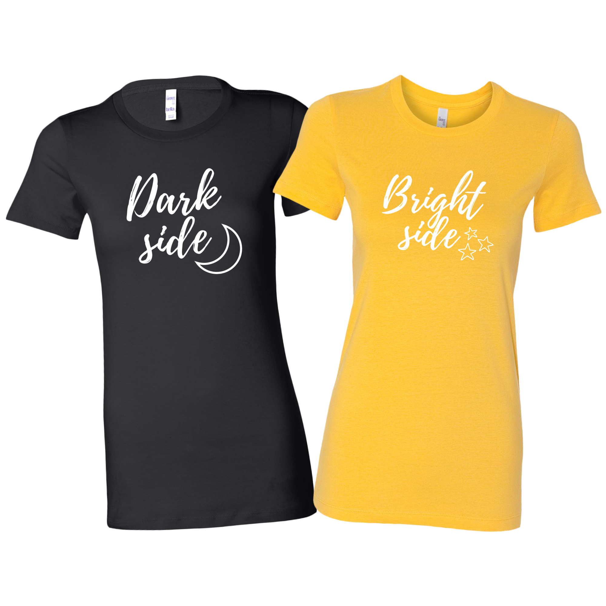 Brightside Darkside Sisters Shirt Set