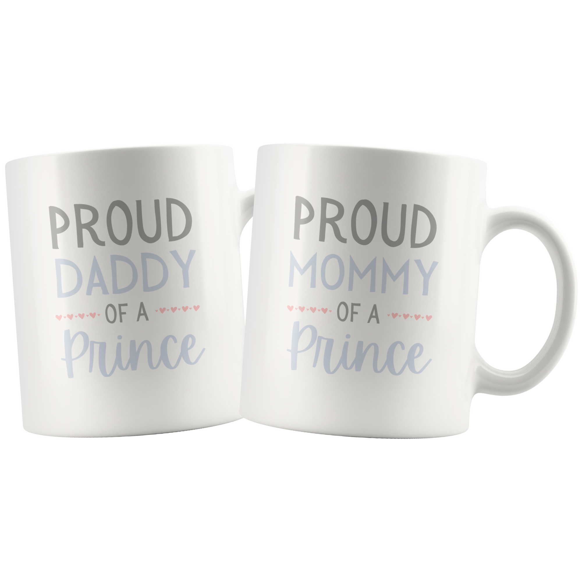 Proud Parents of a Prince Mug Set Combo