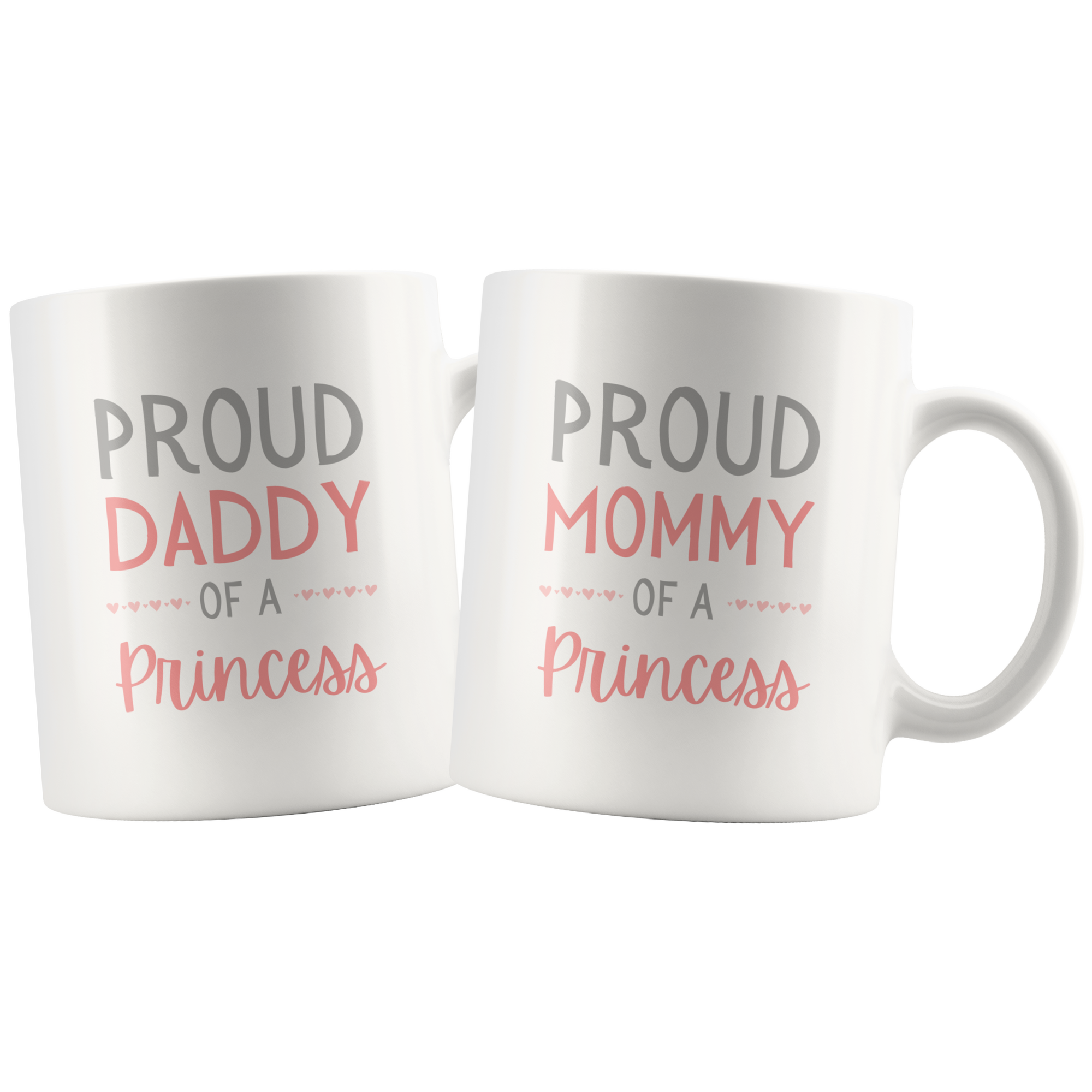 Proud Parents of a Princess Mug Set Combo