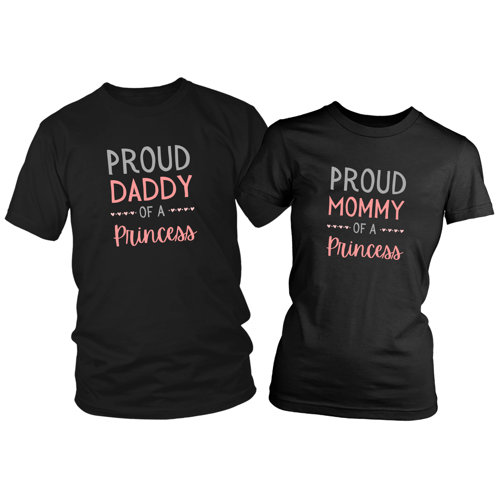 Proud Parents of a Princess Shirt Set Combo