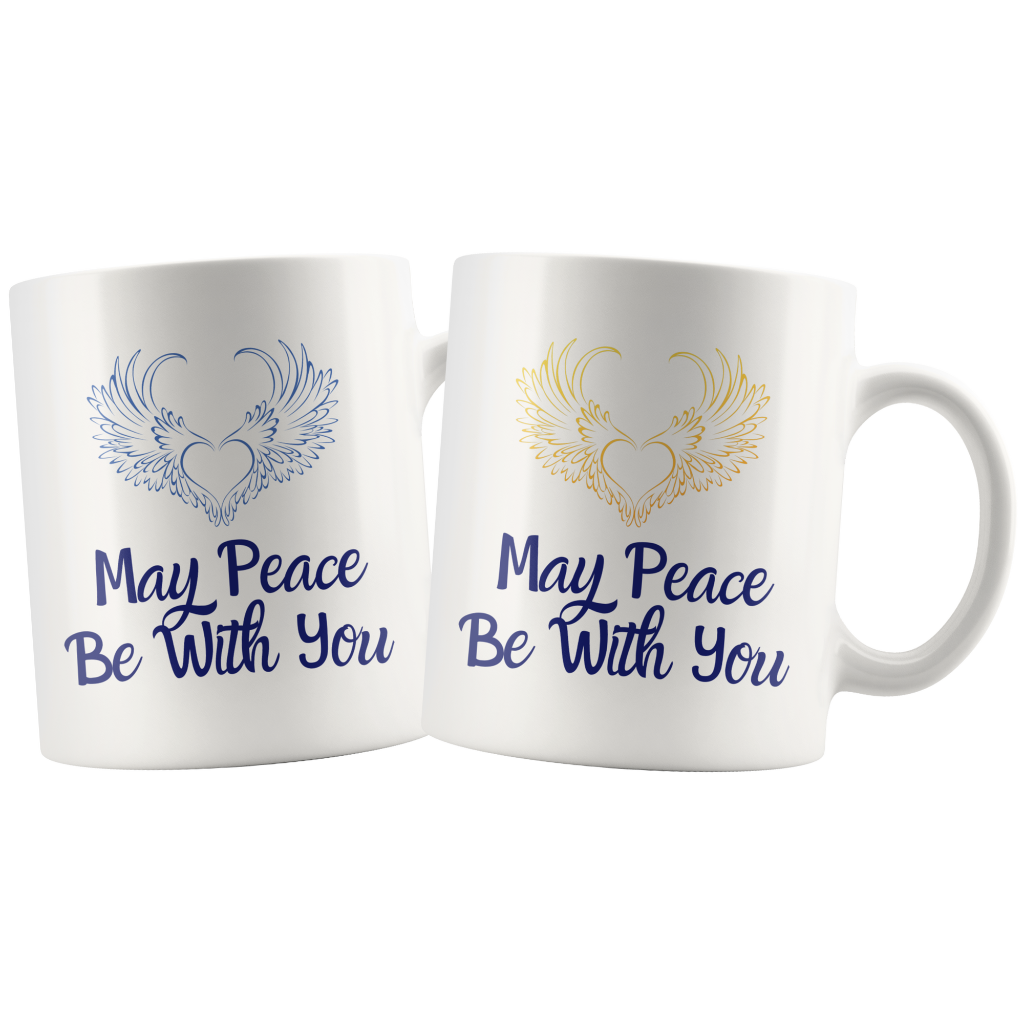 May Peace Be With You Wings Mug Set