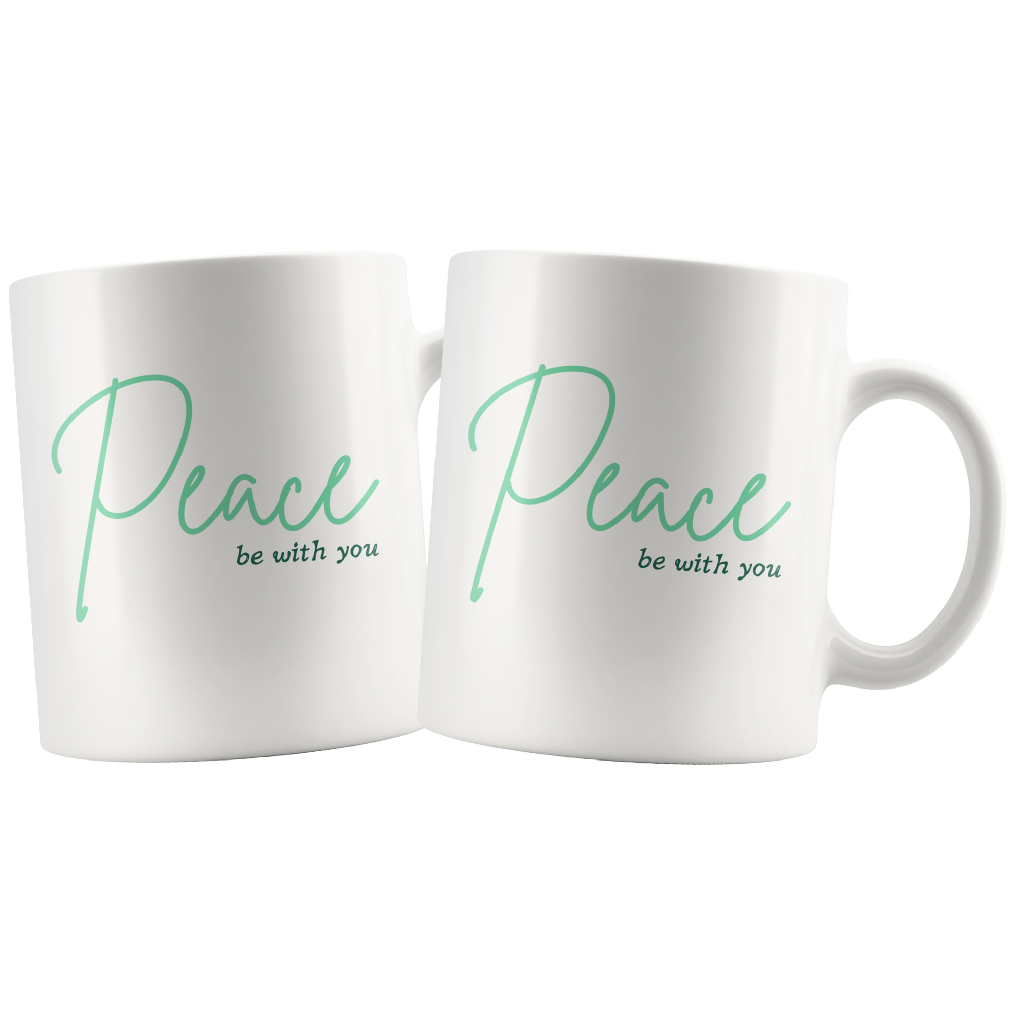 Peace Be With You Mug Set