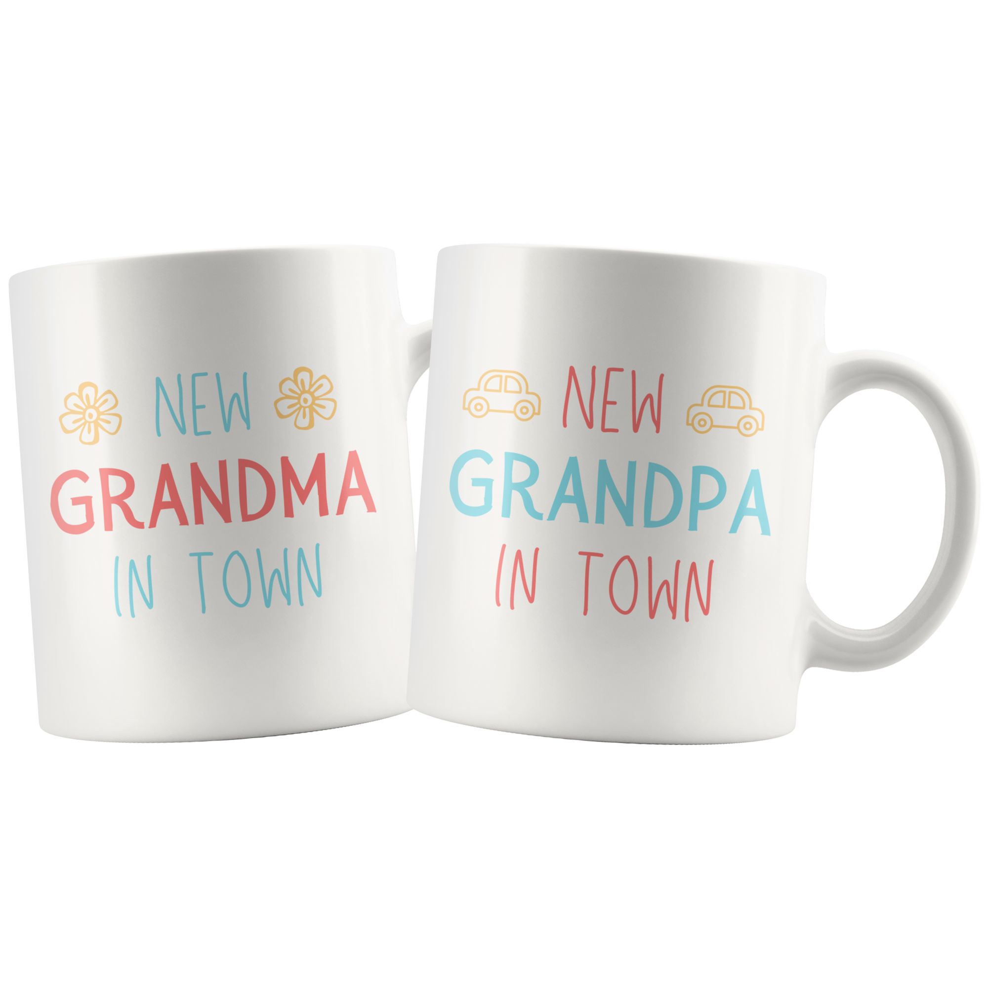 New Grandparents in Town Mug Set Combo