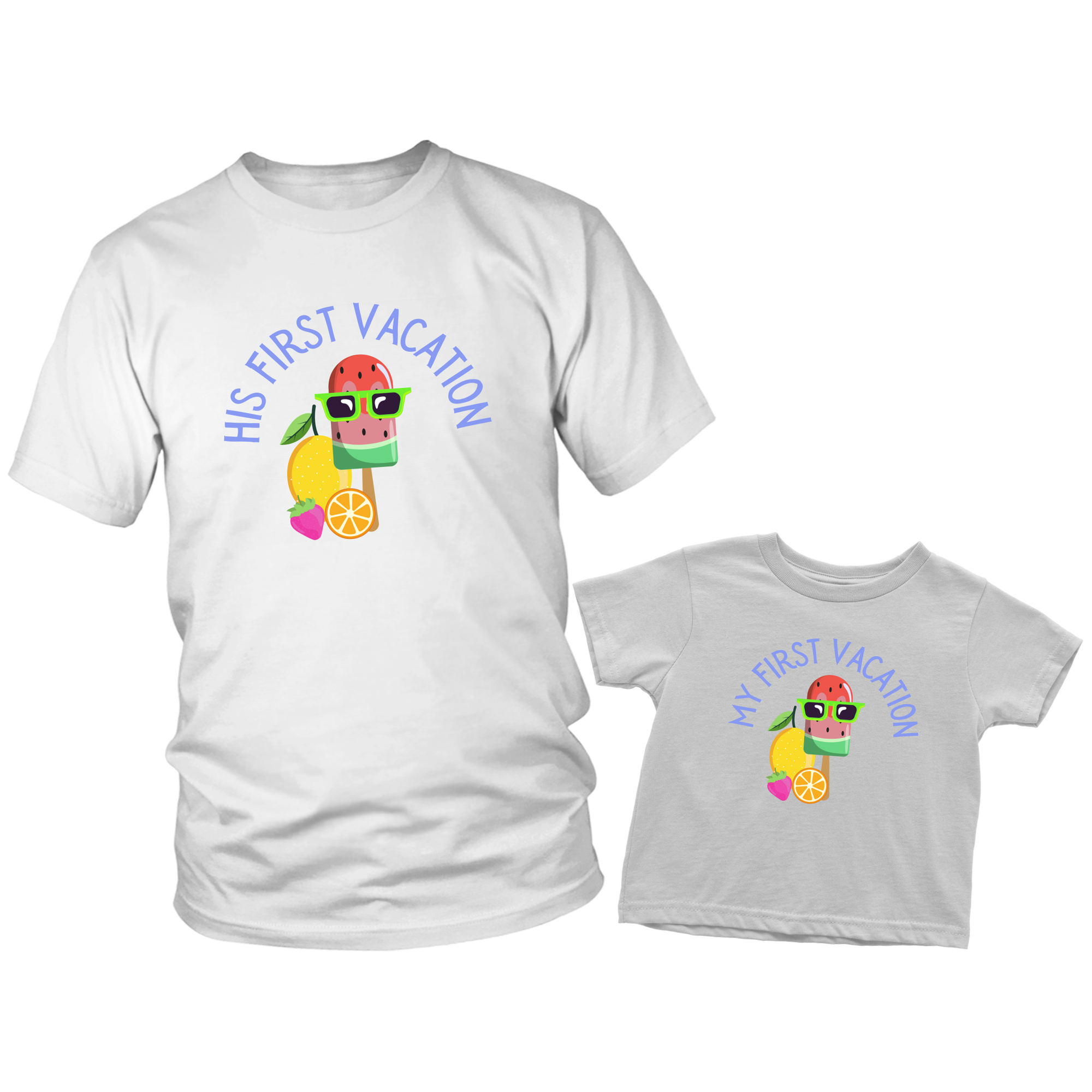 My Son's First Vacation Cute Dad & Toddler Matching Set