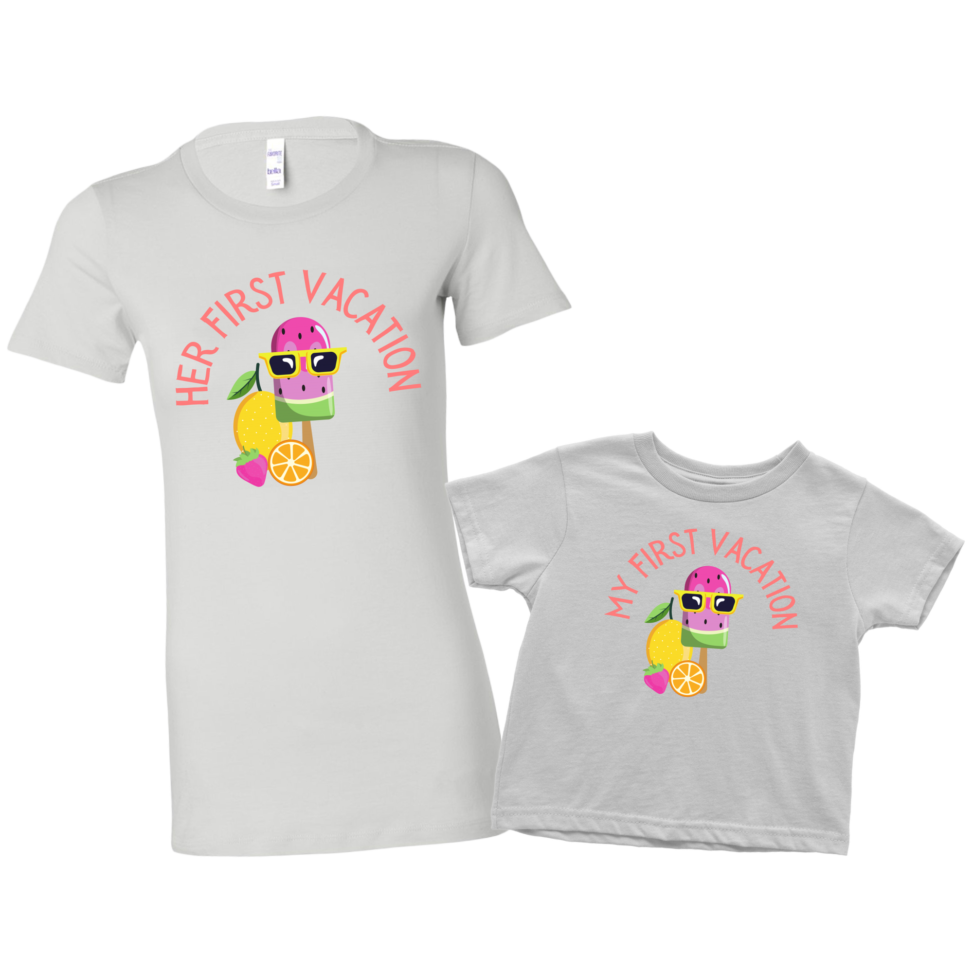 My Daughter's First Vacation Cute Mom & Toddler Matching Set
