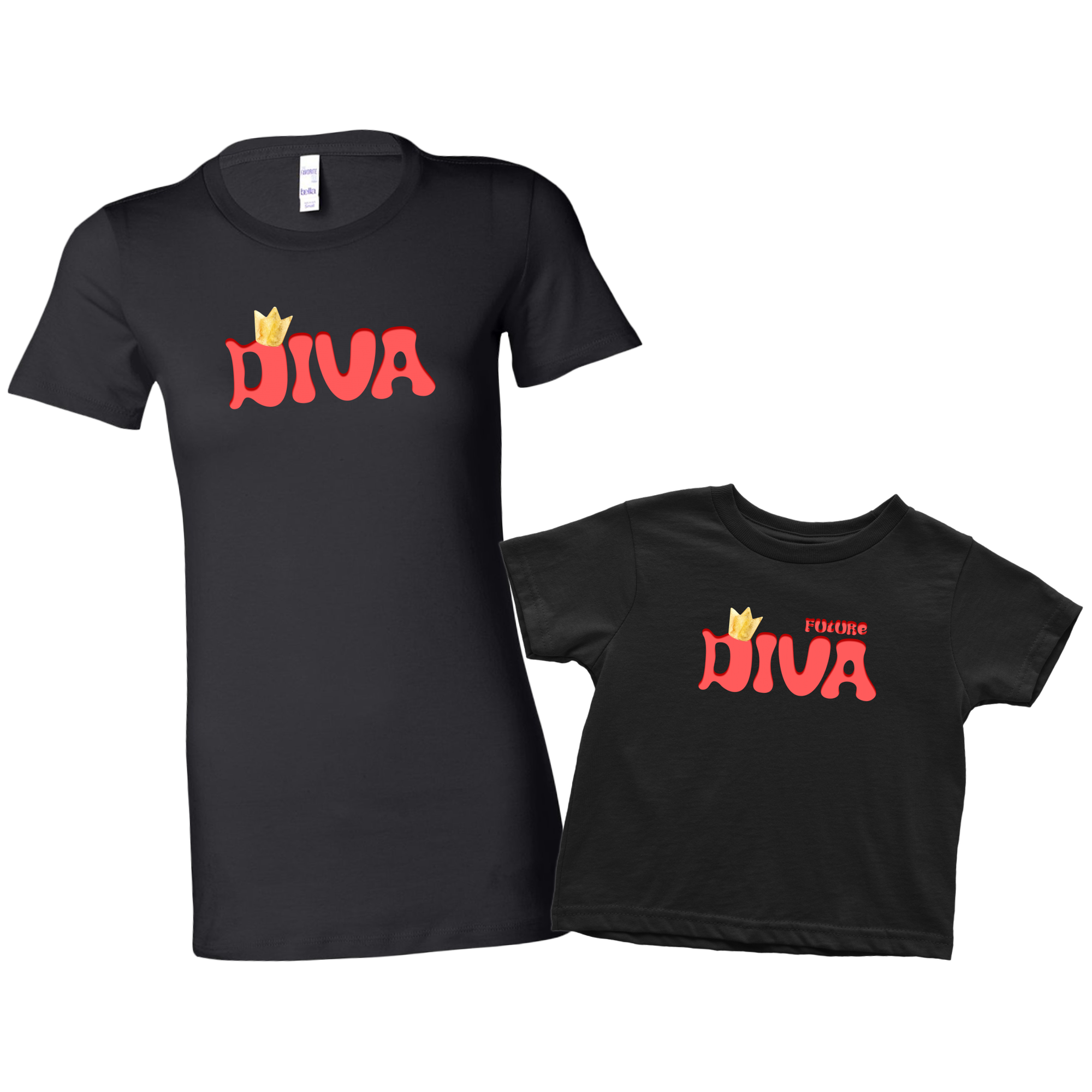 Diva & Future Diva Mom & Me T-Shirt Set