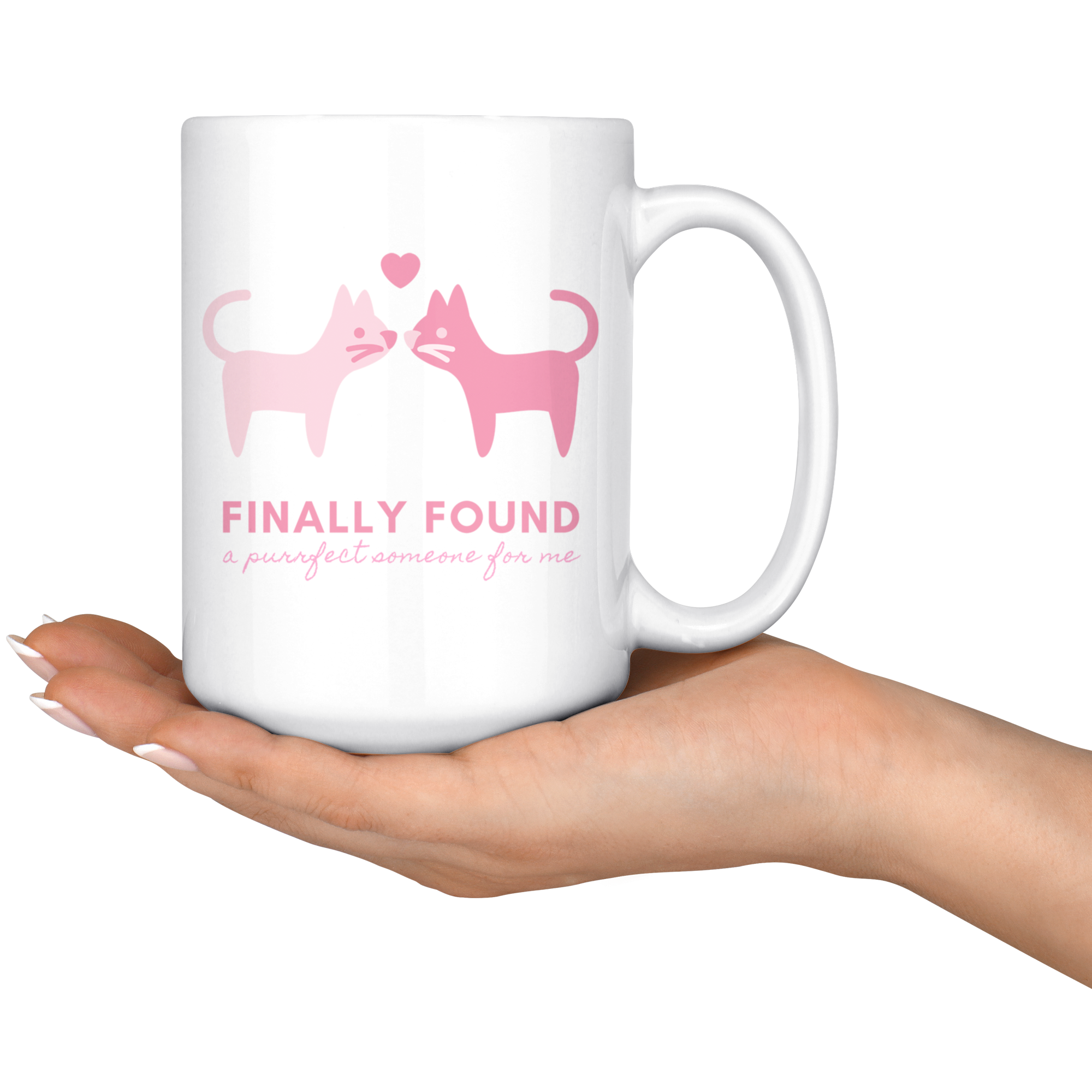 Finally Found the Purrfect Someone For Me Couple Mug