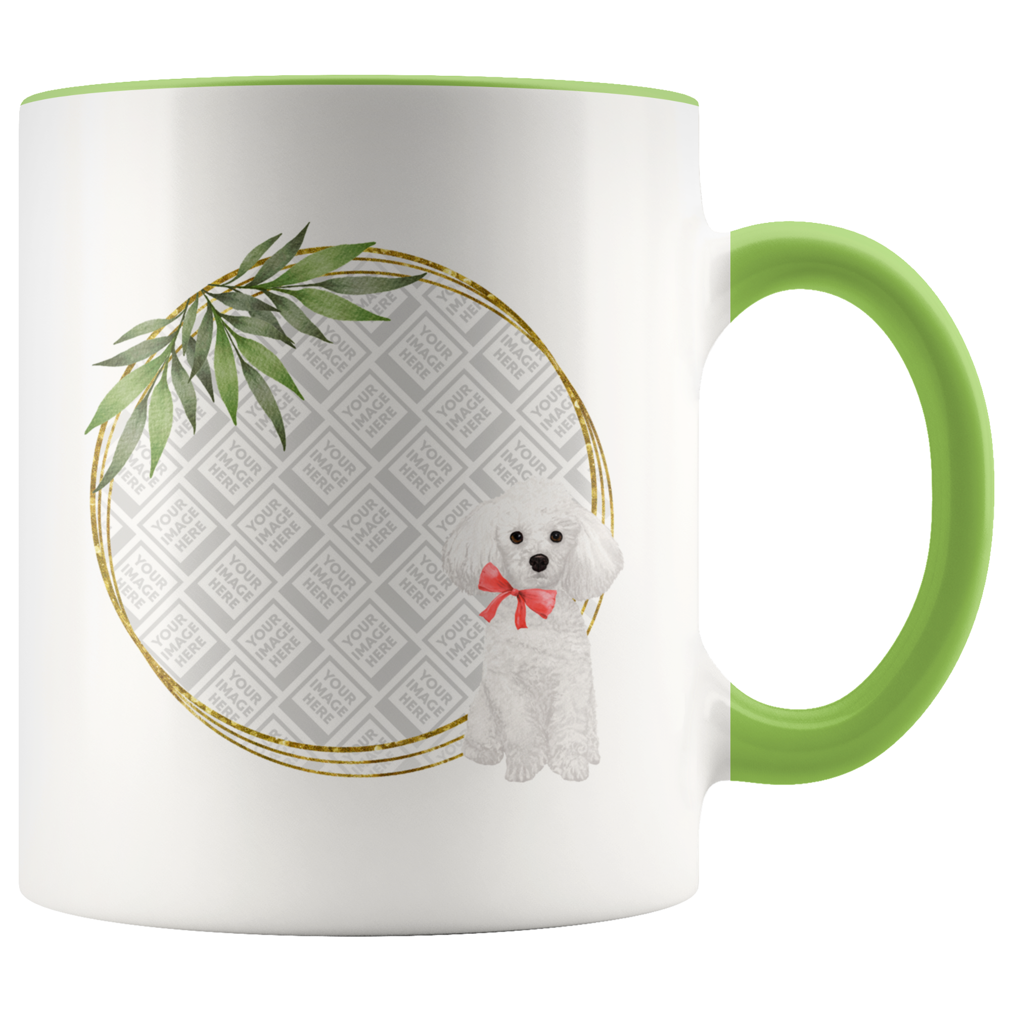 Lovely Puppy Framed Personalized Mug