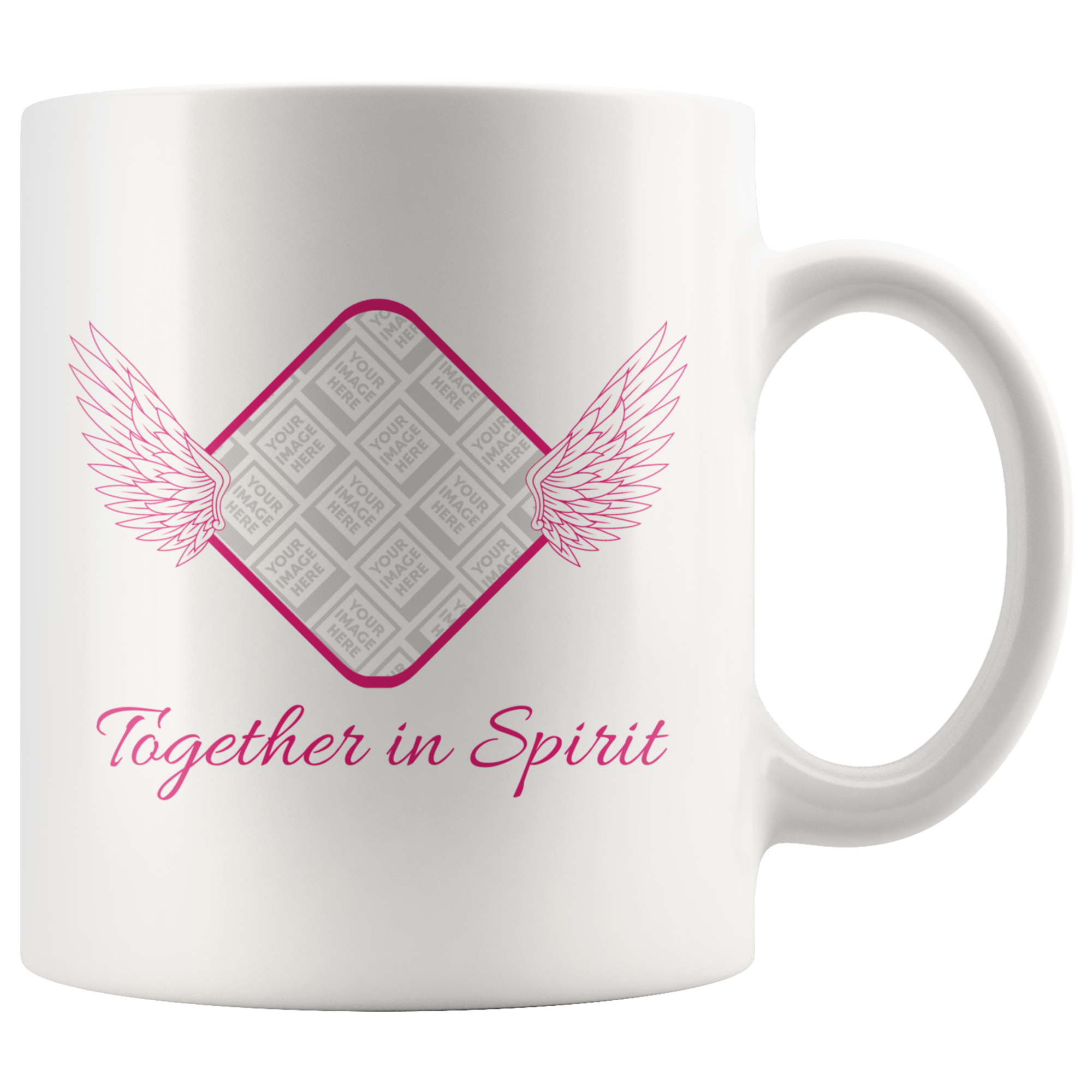 Together In Spirit Memorial Personalized Mug