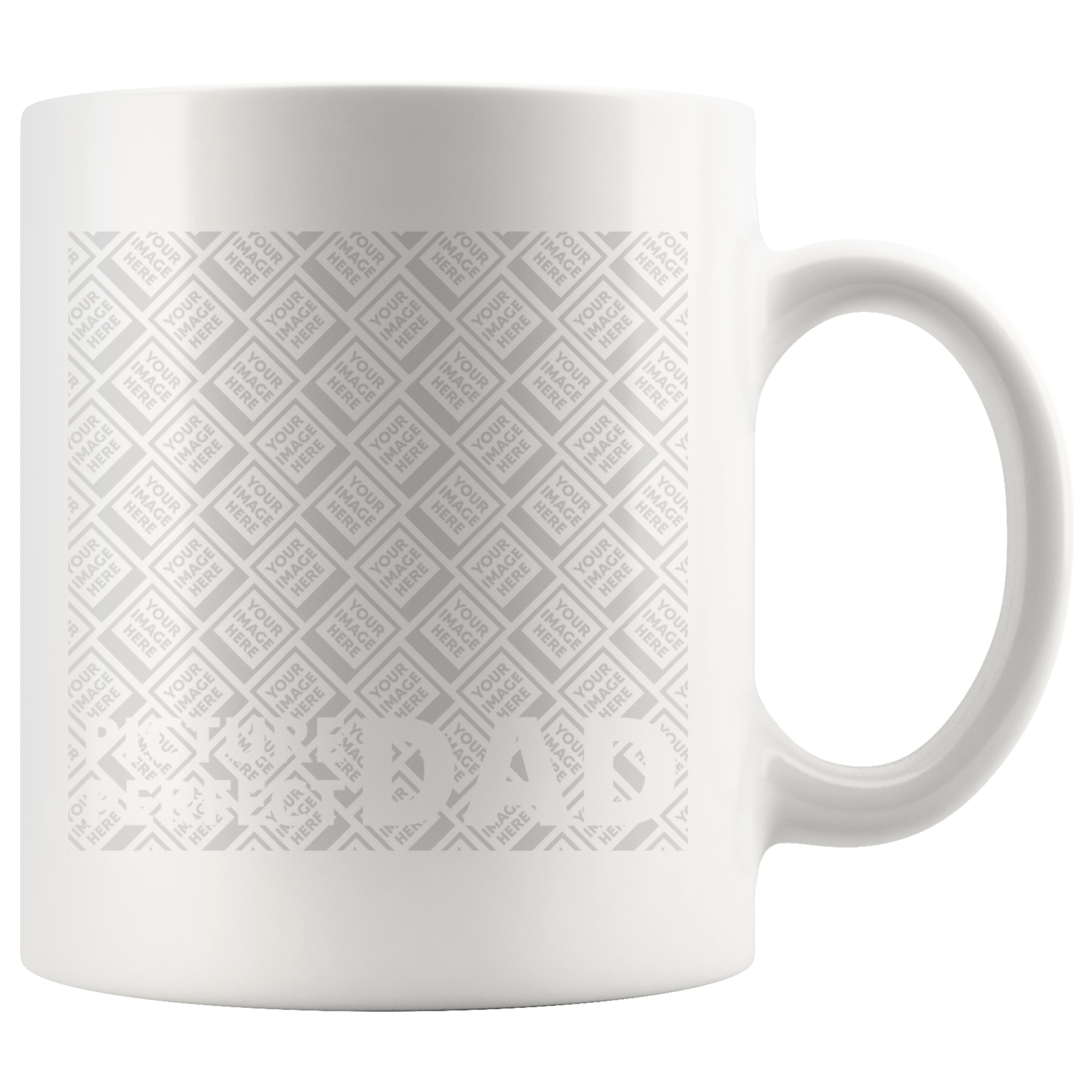 Picture Perfect Dad Modern Classic Personalized Mug