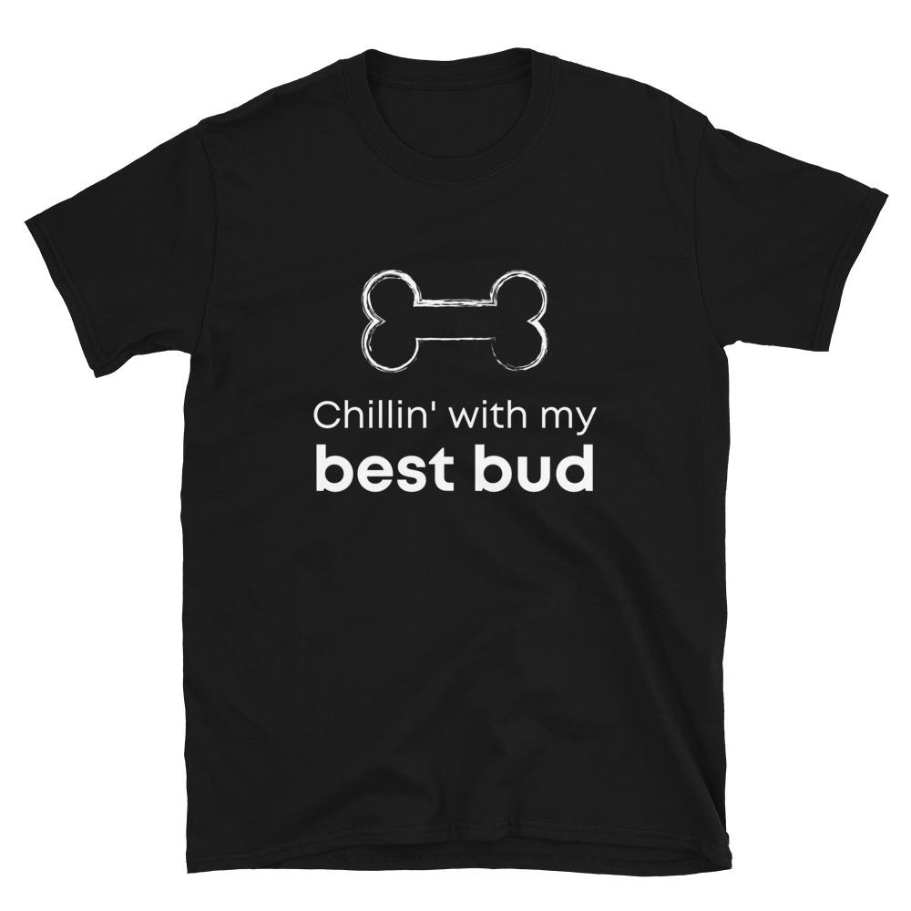 Chillin' With My Best Bud Pet Bandana Collar & T-Shirt Set