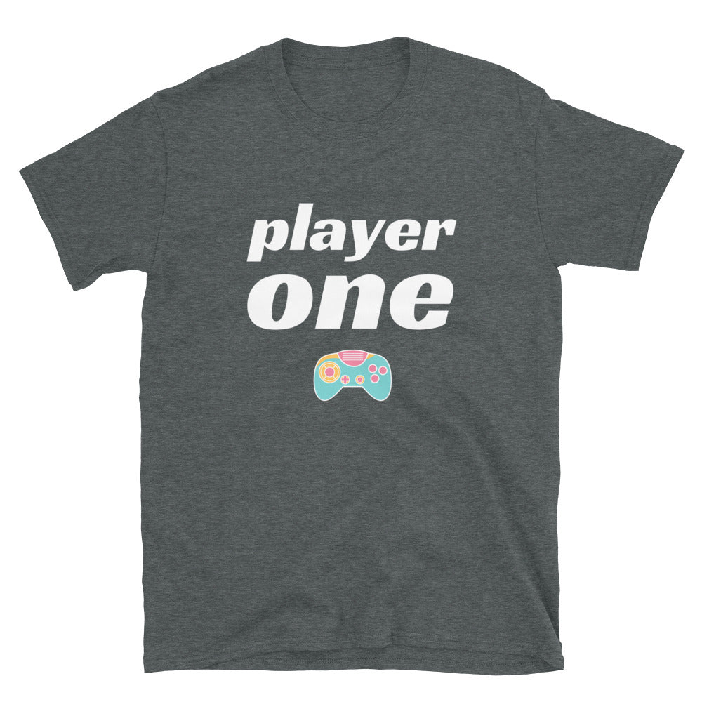 Player One Gamer Couple Unisex T-Shirt