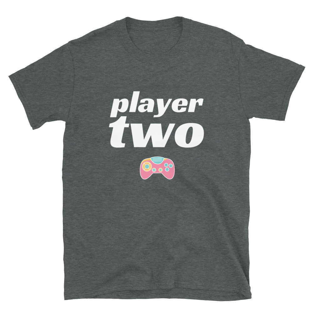 Player Two Gamer Couple Unisex T-Shirt