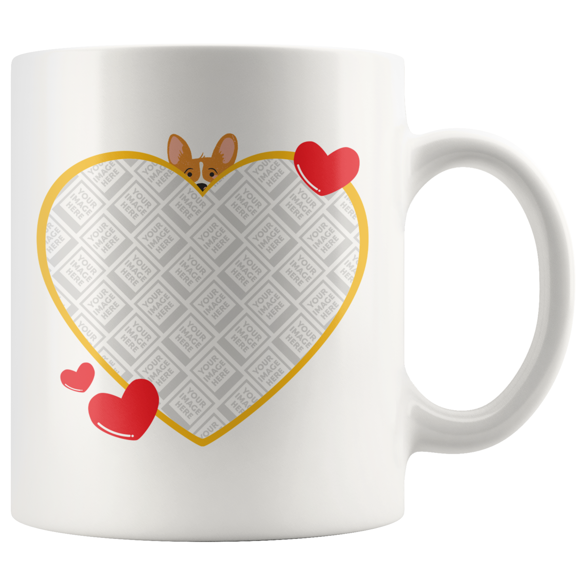 Corgi Dog is Love Personalized Mug