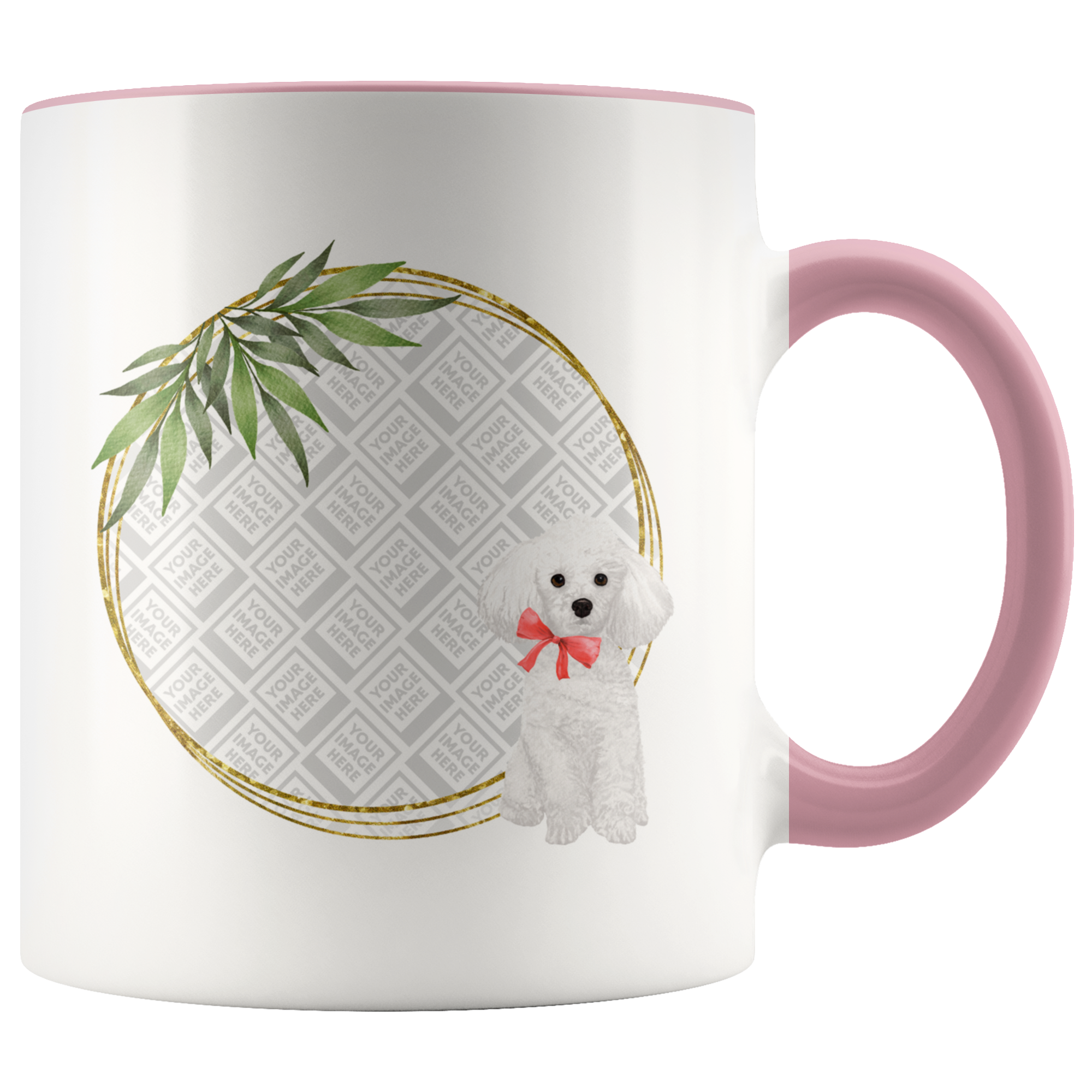 Lovely Puppy Framed Personalized Mug
