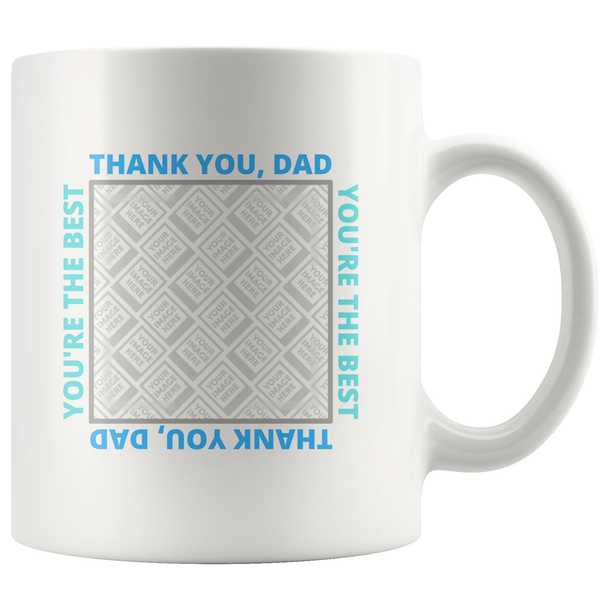 Thank You, Dad You're the Best Personalized Mug