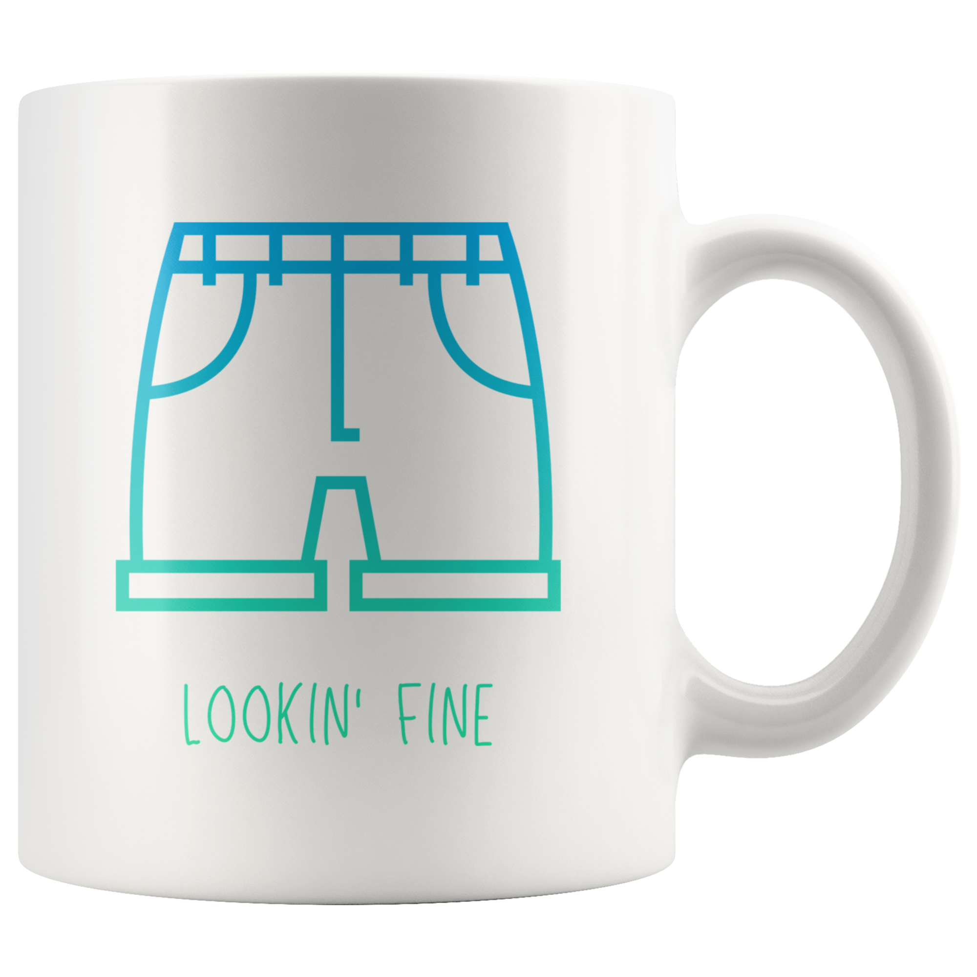 Lookin' Good Lookin' Fine Vacation Matching Mug Set