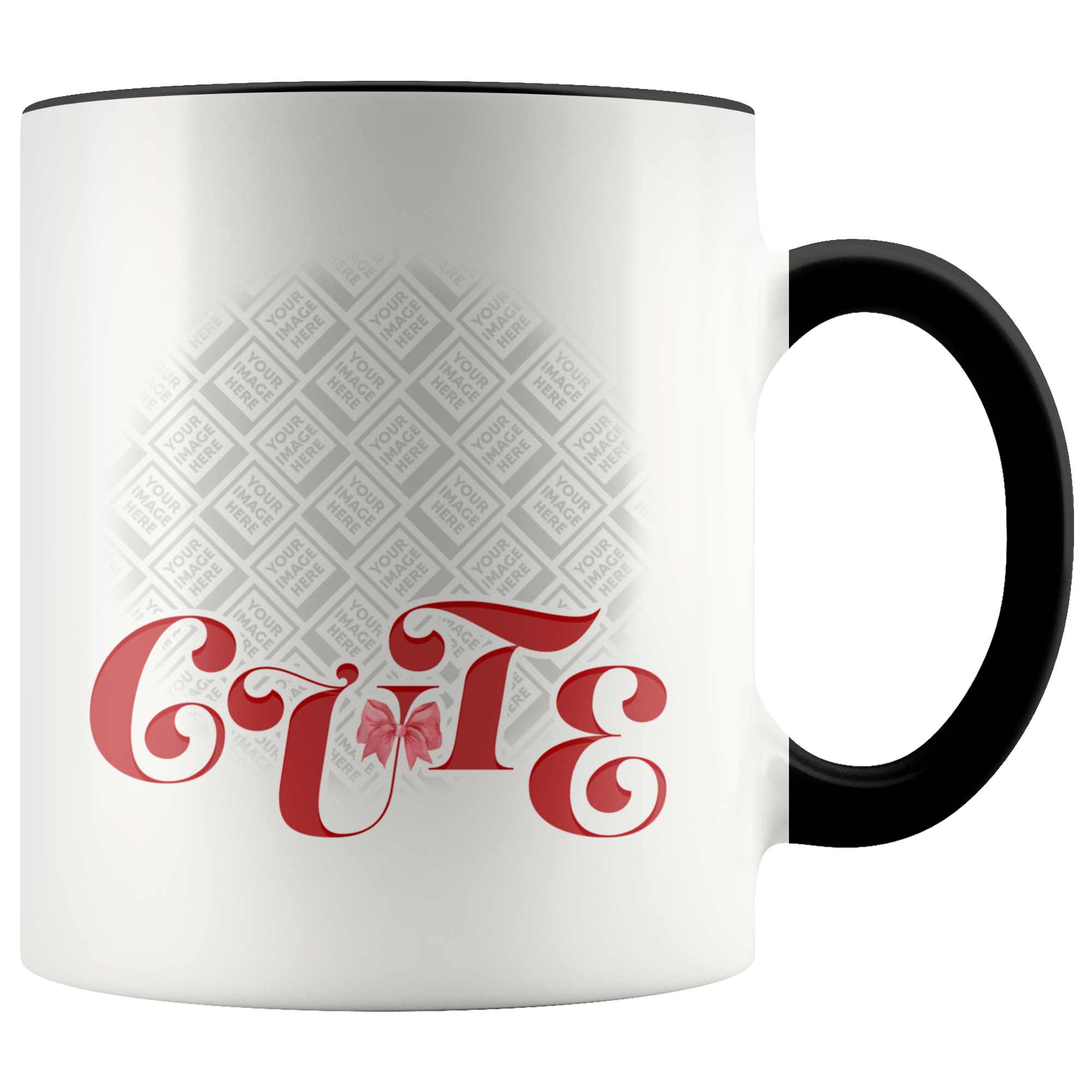 Cute with Ribbon Personalized Mug