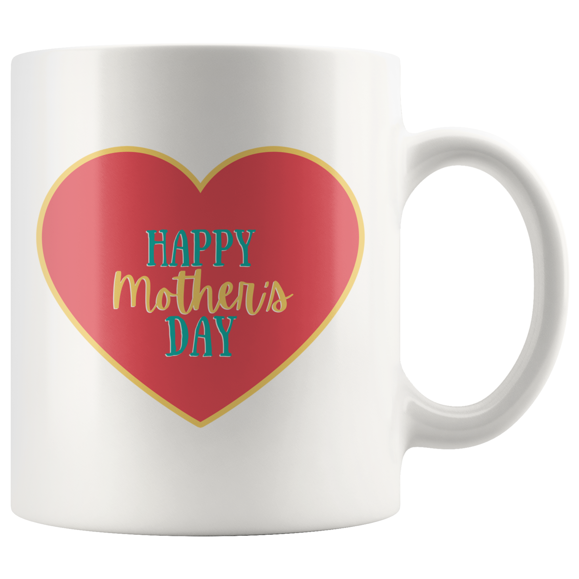 Love You Happy Mother's Day Mommy & Me Mug Set