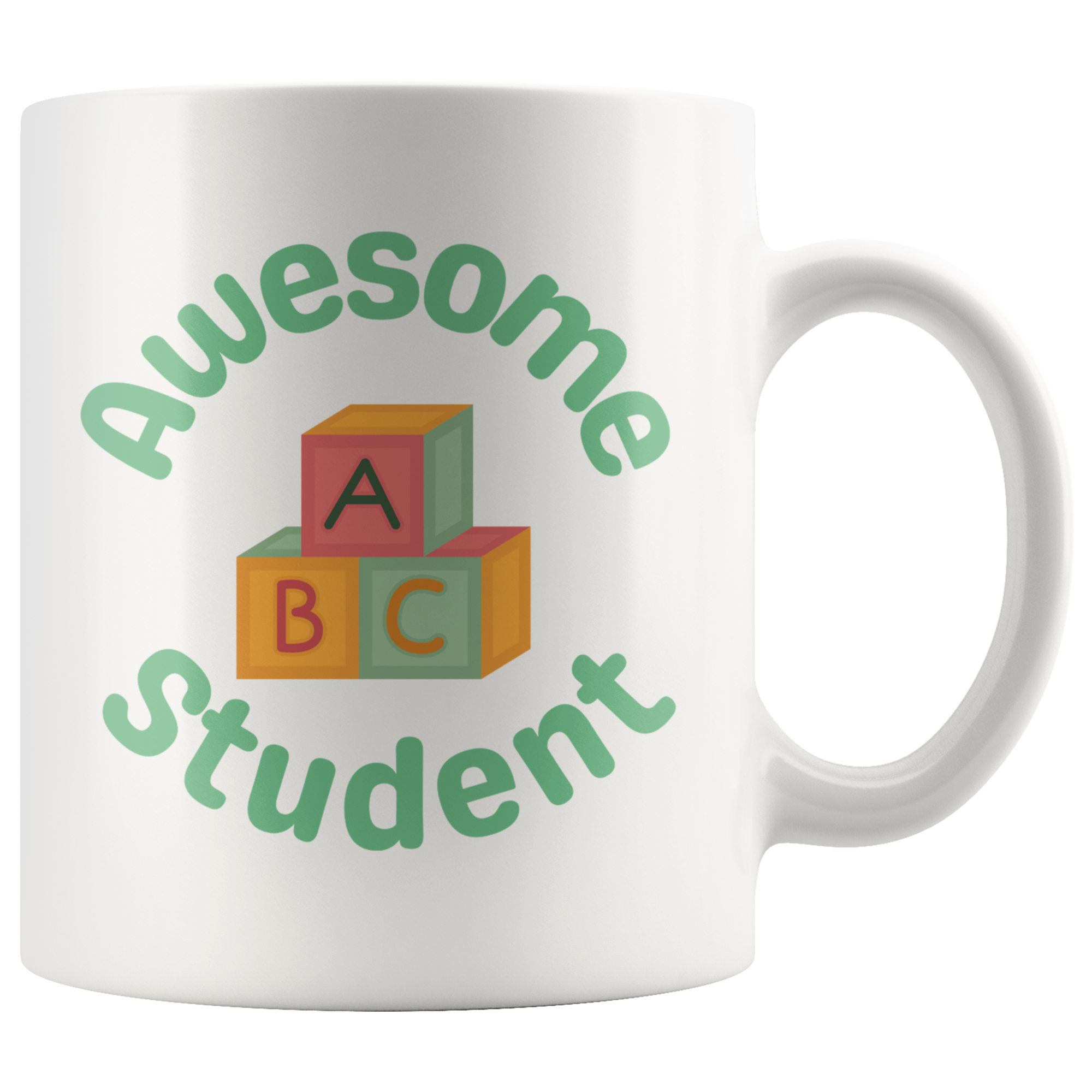Awesome student and Teacher Daddy & Me Mug Set