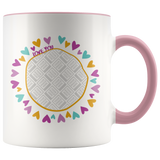 Load image into Gallery viewer, Love You Heart Circle Personalized Mug
