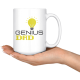 Load image into Gallery viewer, Genius Dad &amp; Genius Kid 11oz+15oz Mug Set