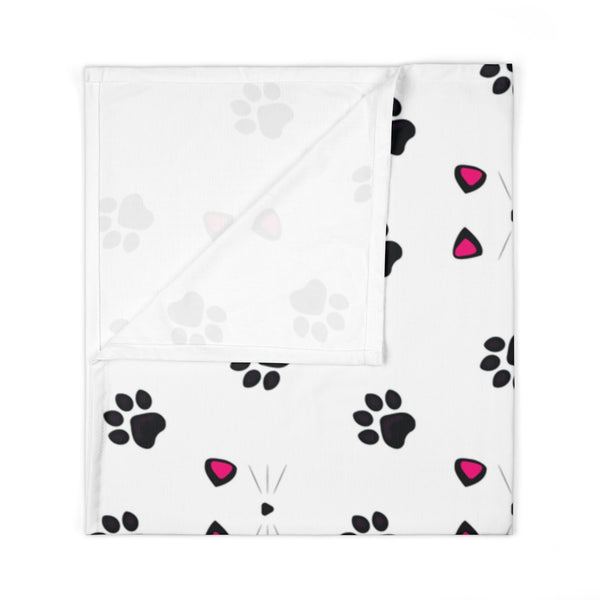 Cute Kitty Baby Swaddle Blanket