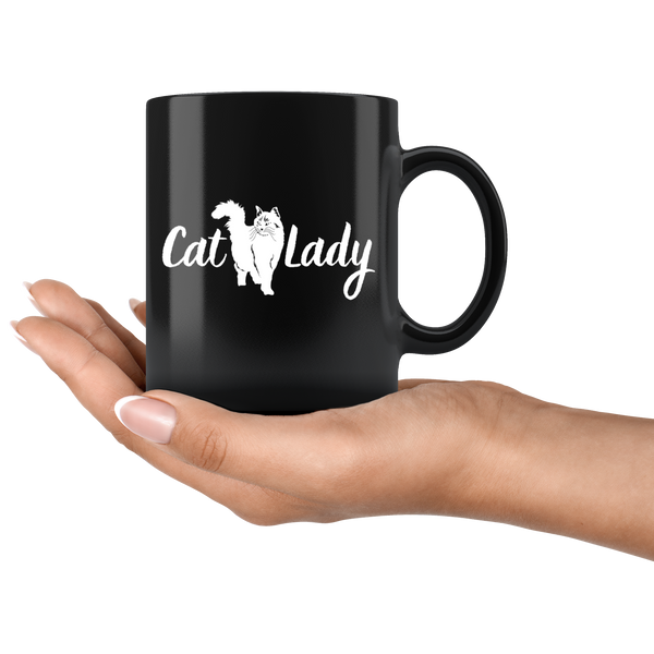 Don't Mess With the Chic Cool Cat Lady Mug Set