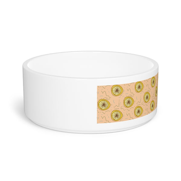 Lemon Squeeze Pet Bowl & Matching Mug