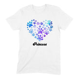 Load image into Gallery viewer, My Pet Paws Heart Personalized T-Shirt